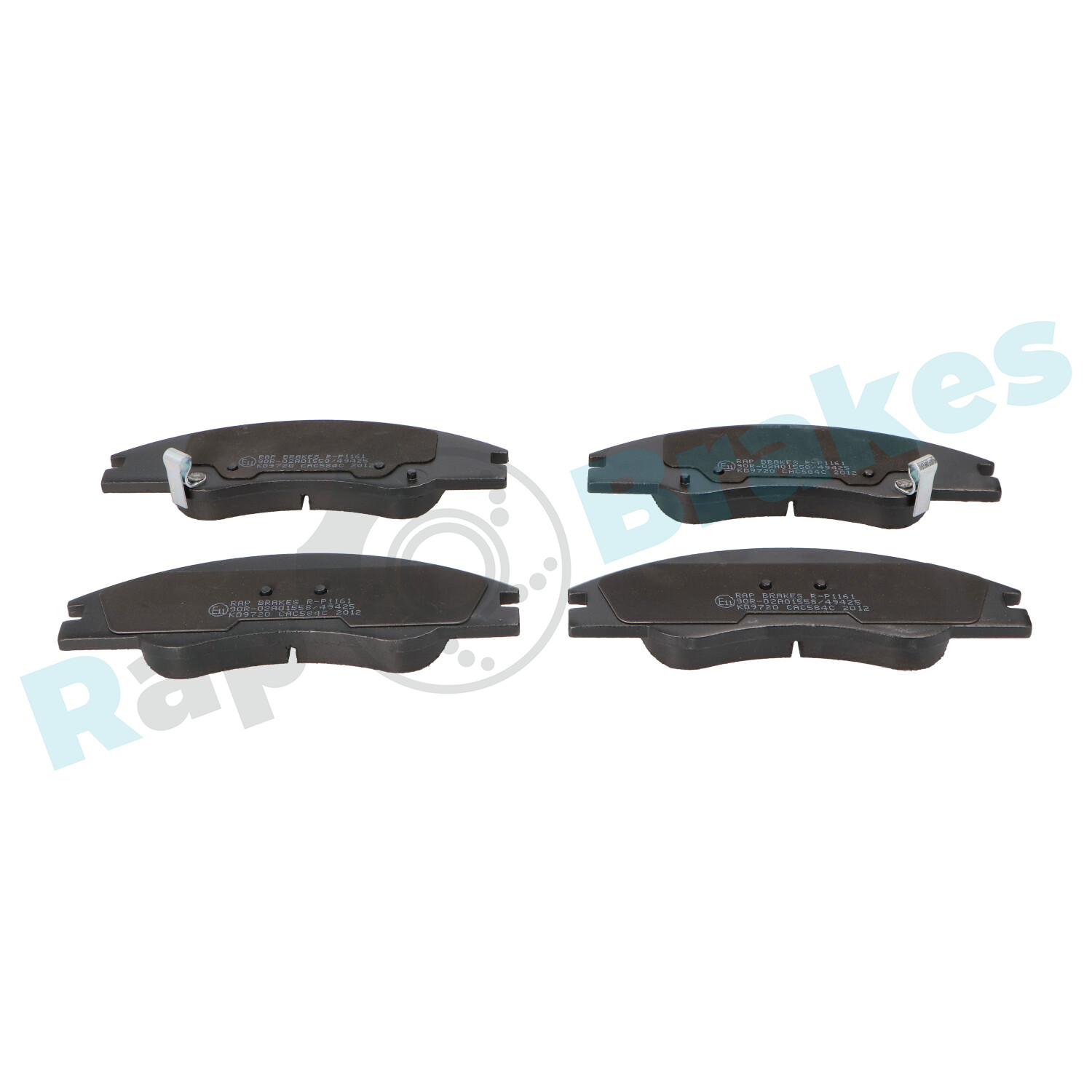 Brake Pad Set, disc brake - R-P1161 RAP BRAKES