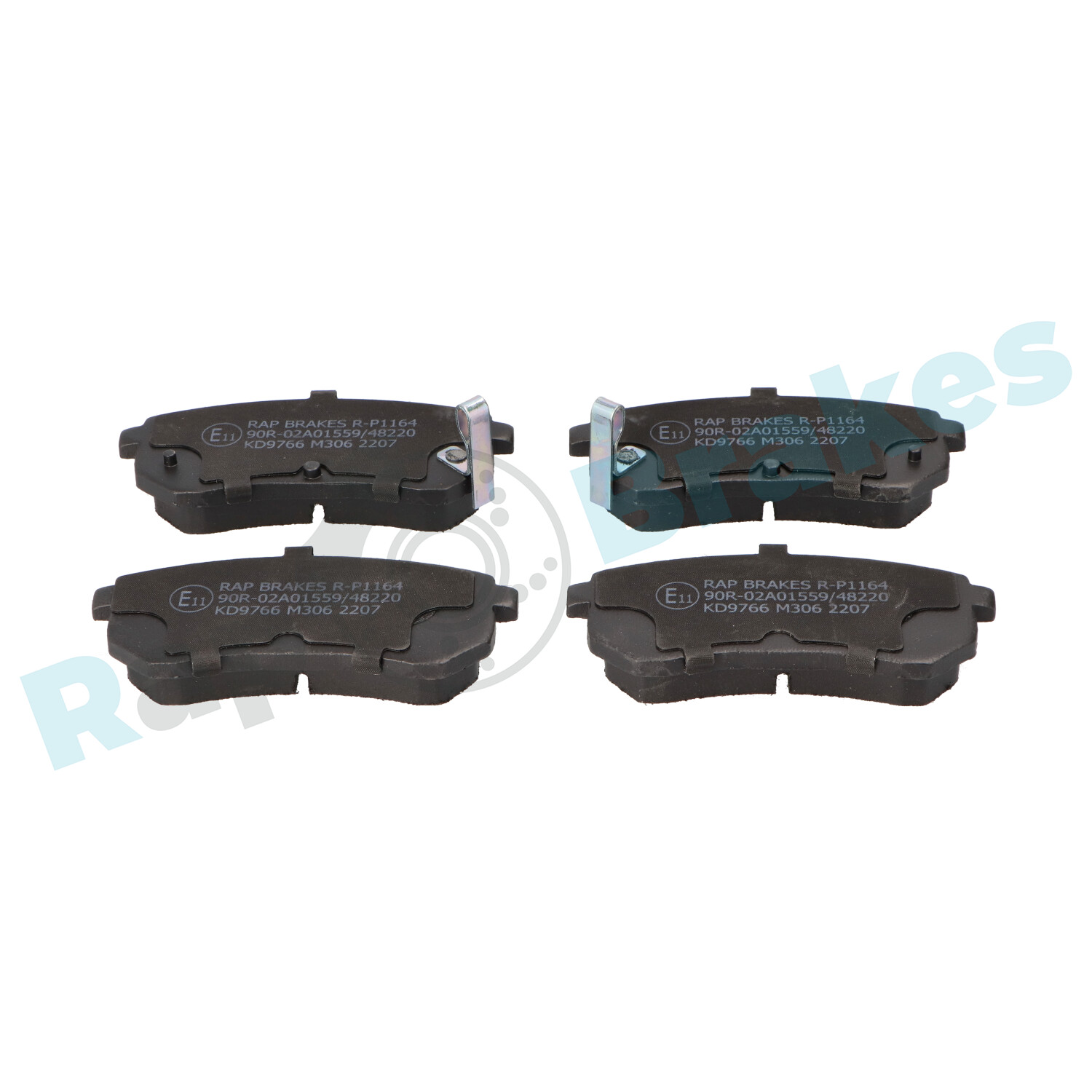 Brake Pad Set, disc brake - R-P1164 RAP BRAKES