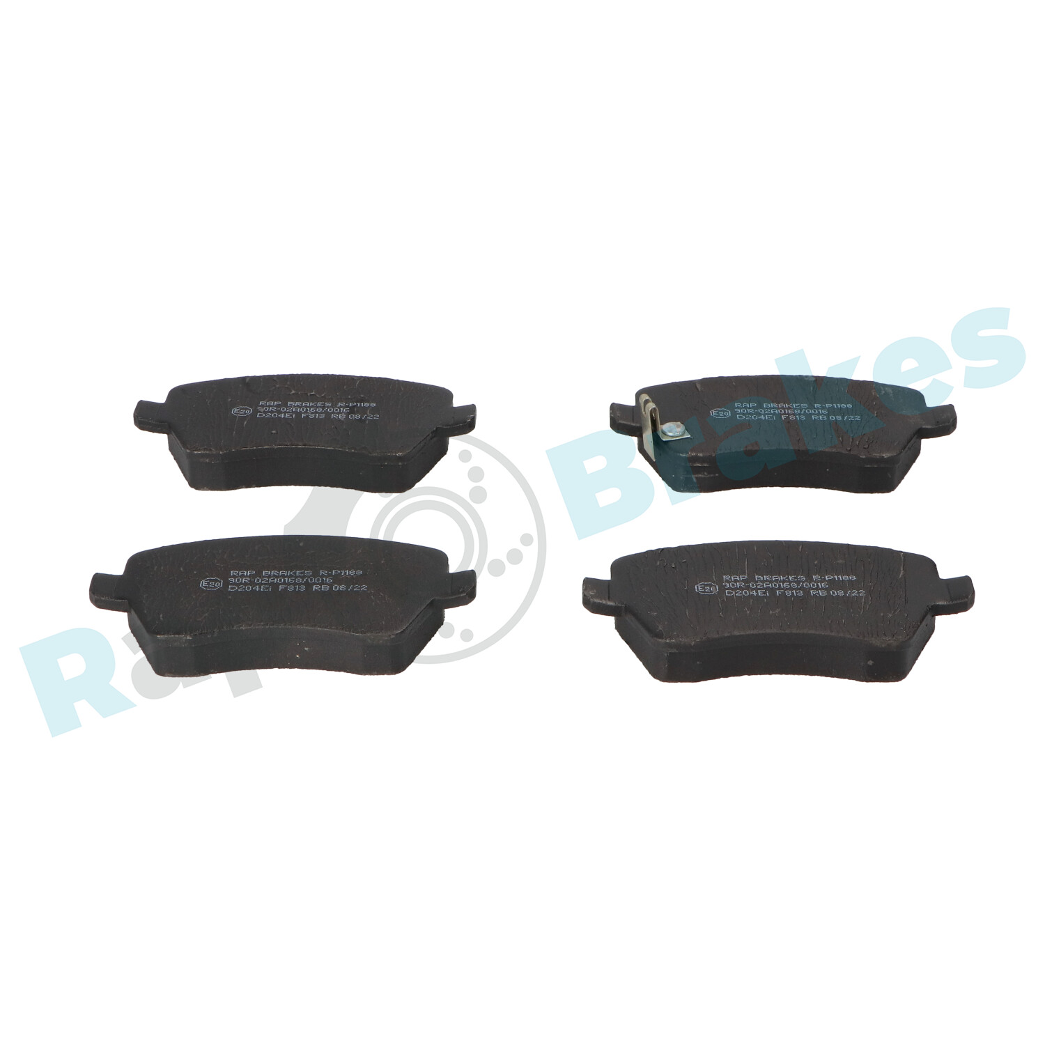 Brake Pad Set, disc brake - R-P1188 RAP BRAKES