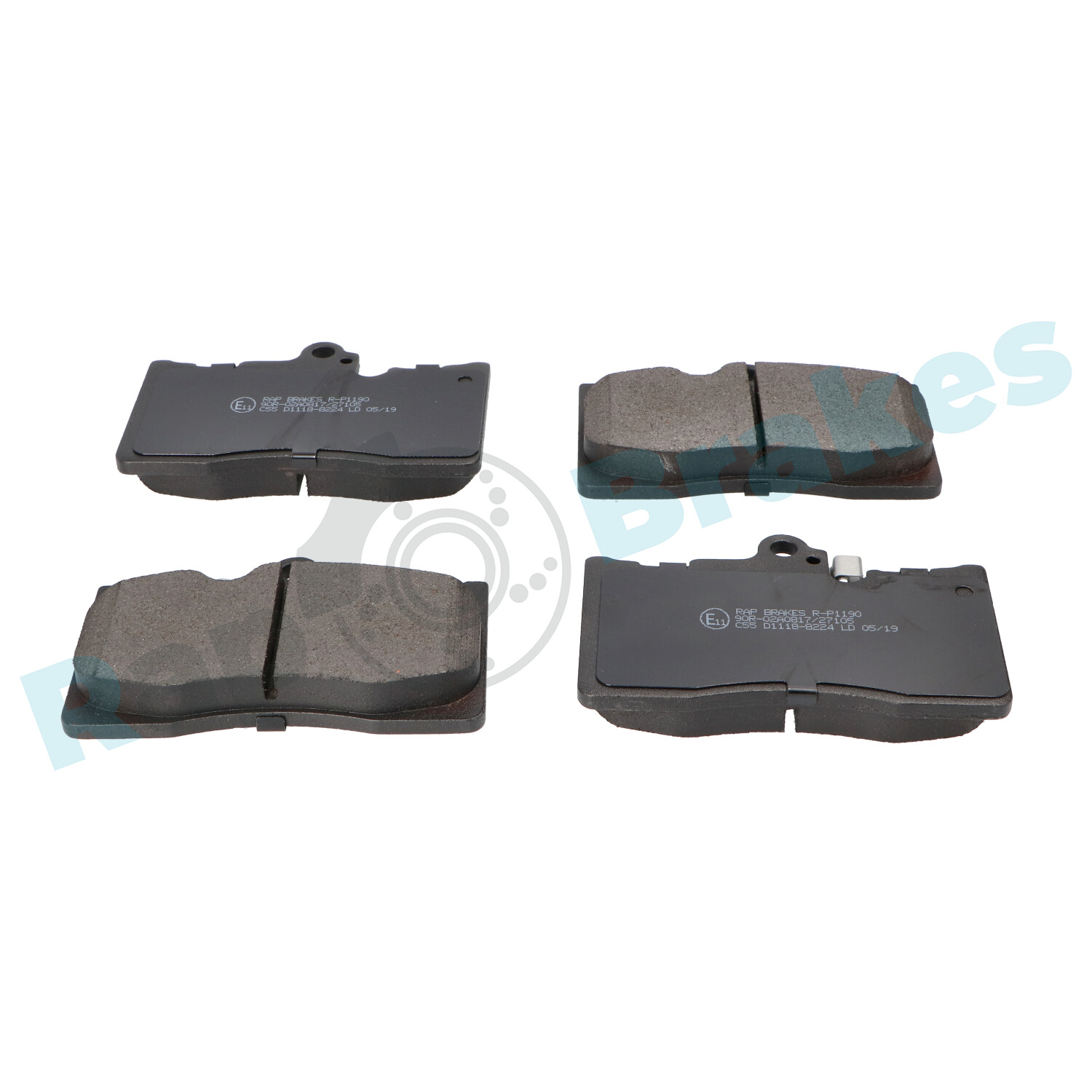 Brake Pad Set, disc brake - R-P1190 RAP BRAKES