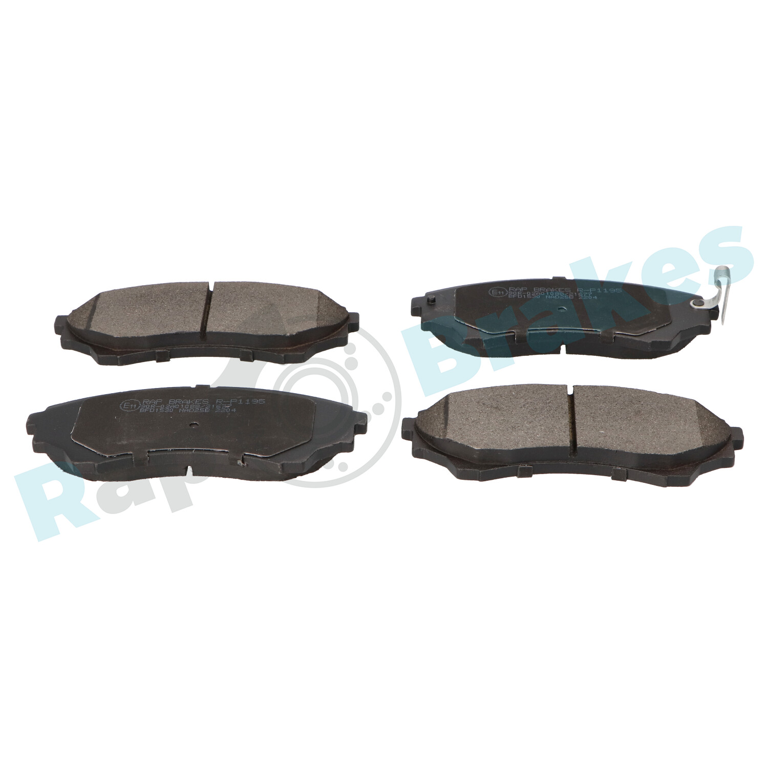Brake Pad Set, disc brake - R-P1195 RAP BRAKES