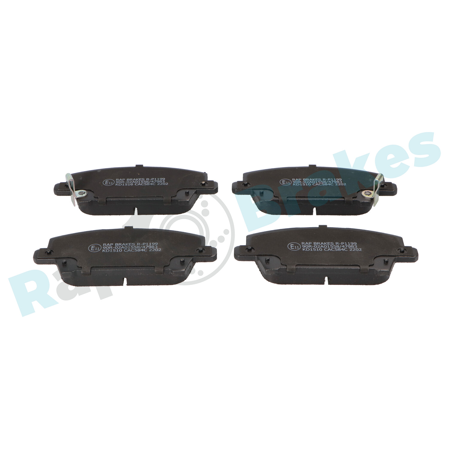 Brake Pad Set, disc brake - R-P1199 RAP BRAKES
