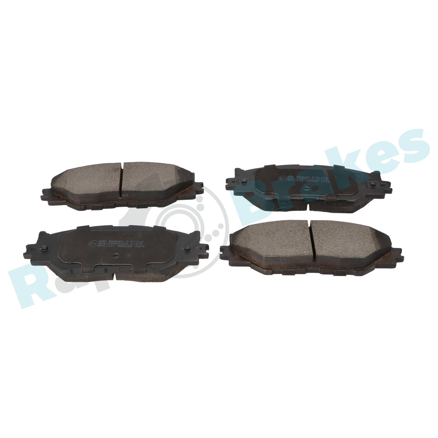 Brake Pad Set, disc brake - R-P1202 RAP BRAKES
