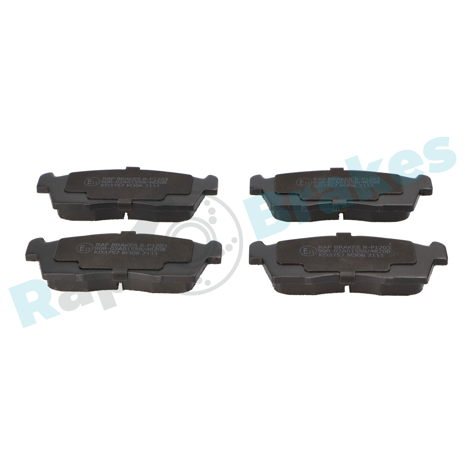 Brake Pad Set, disc brake - R-P1203 RAP BRAKES