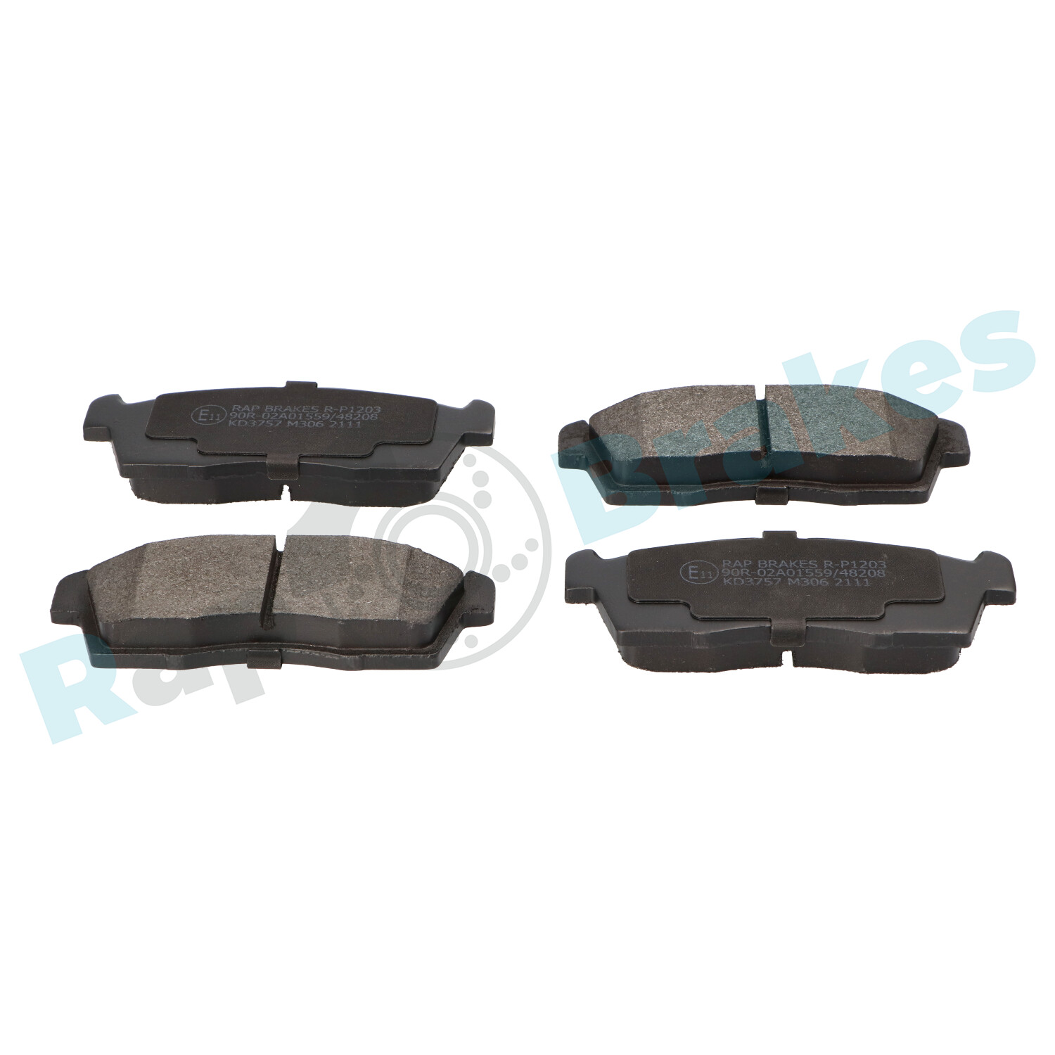 Brake Pad Set, disc brake - R-P1203 RAP BRAKES