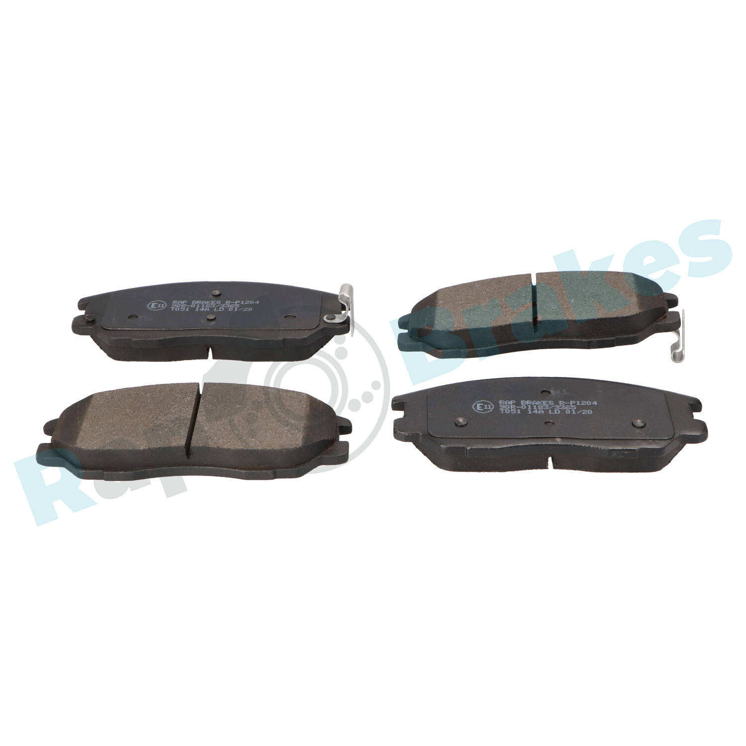 Brake Pad Set, disc brake - R-P1204 RAP BRAKES