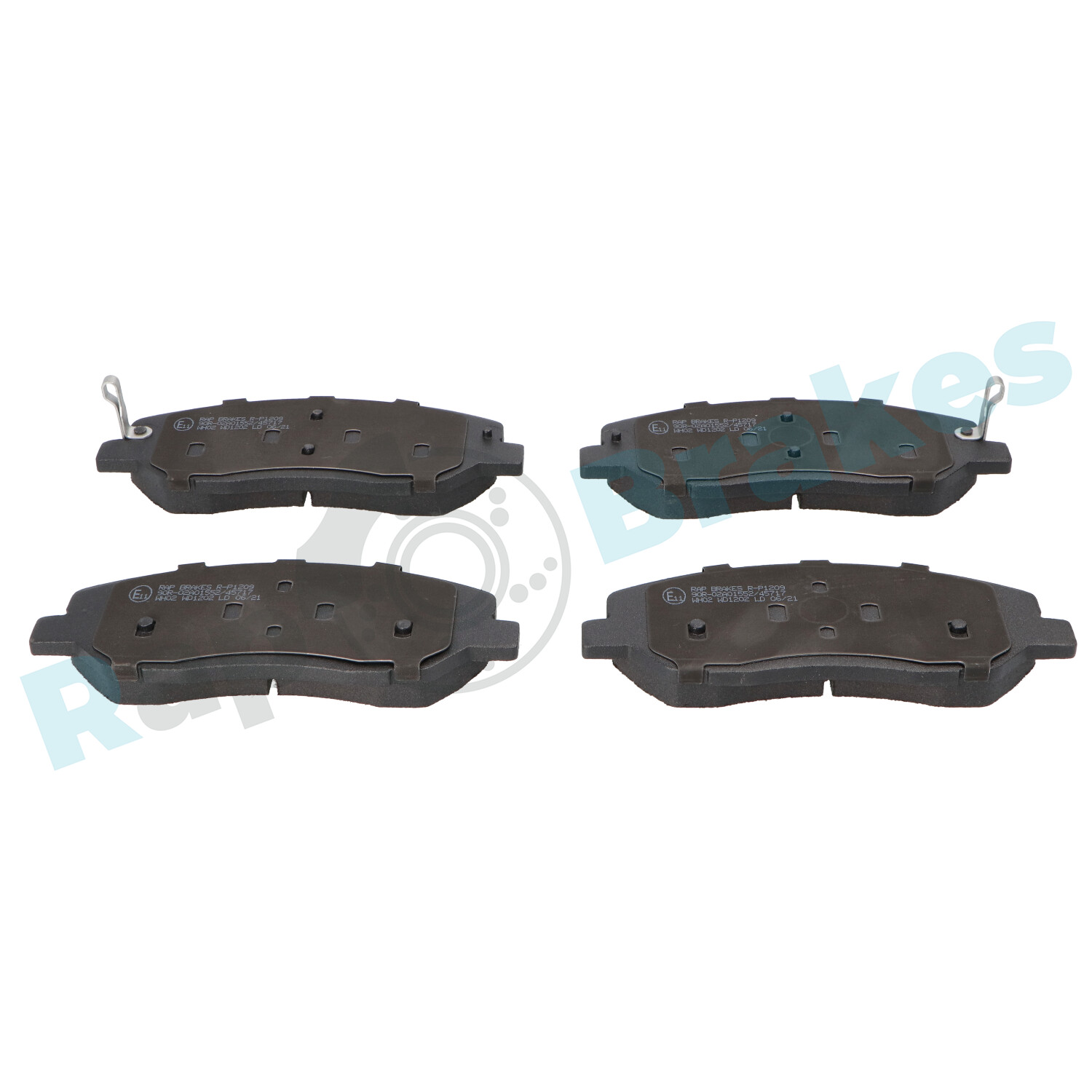 Brake Pad Set, disc brake - R-P1209 RAP BRAKES