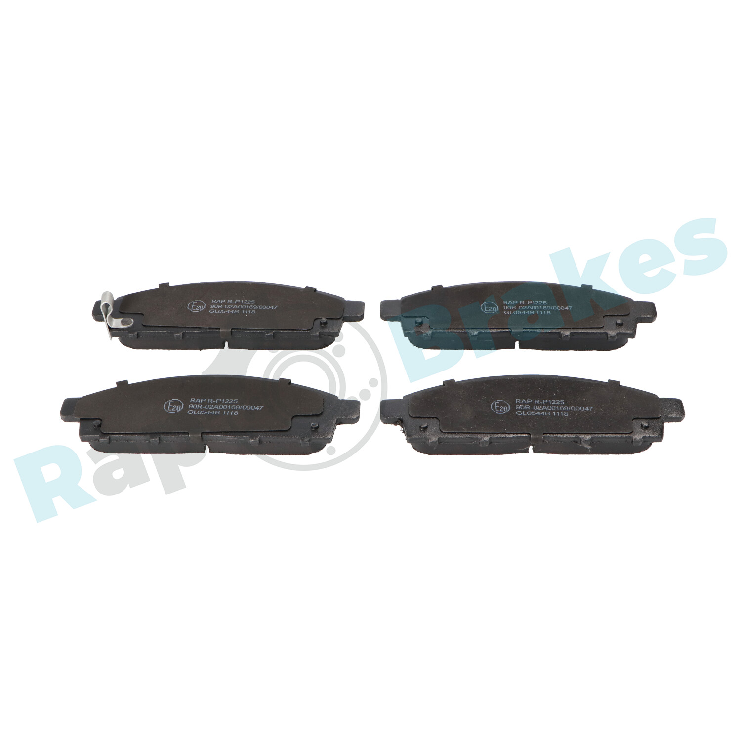 Kit pastiglie freno, Freno a disco - R-P1225 RAP BRAKES