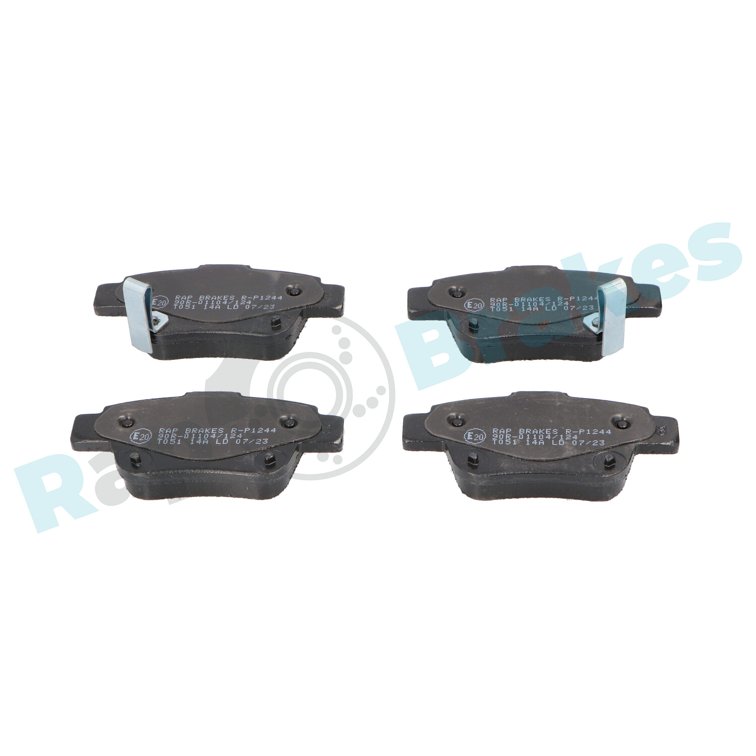 Brake Pad Set, disc brake - R-P1244 RAP BRAKES