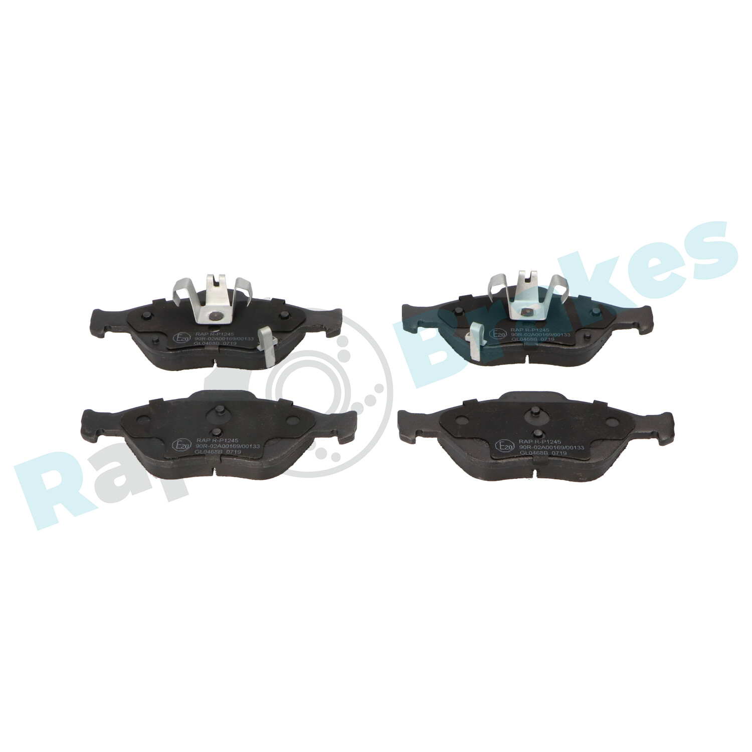Brake Pad Set, disc brake - R-P1245 RAP BRAKES