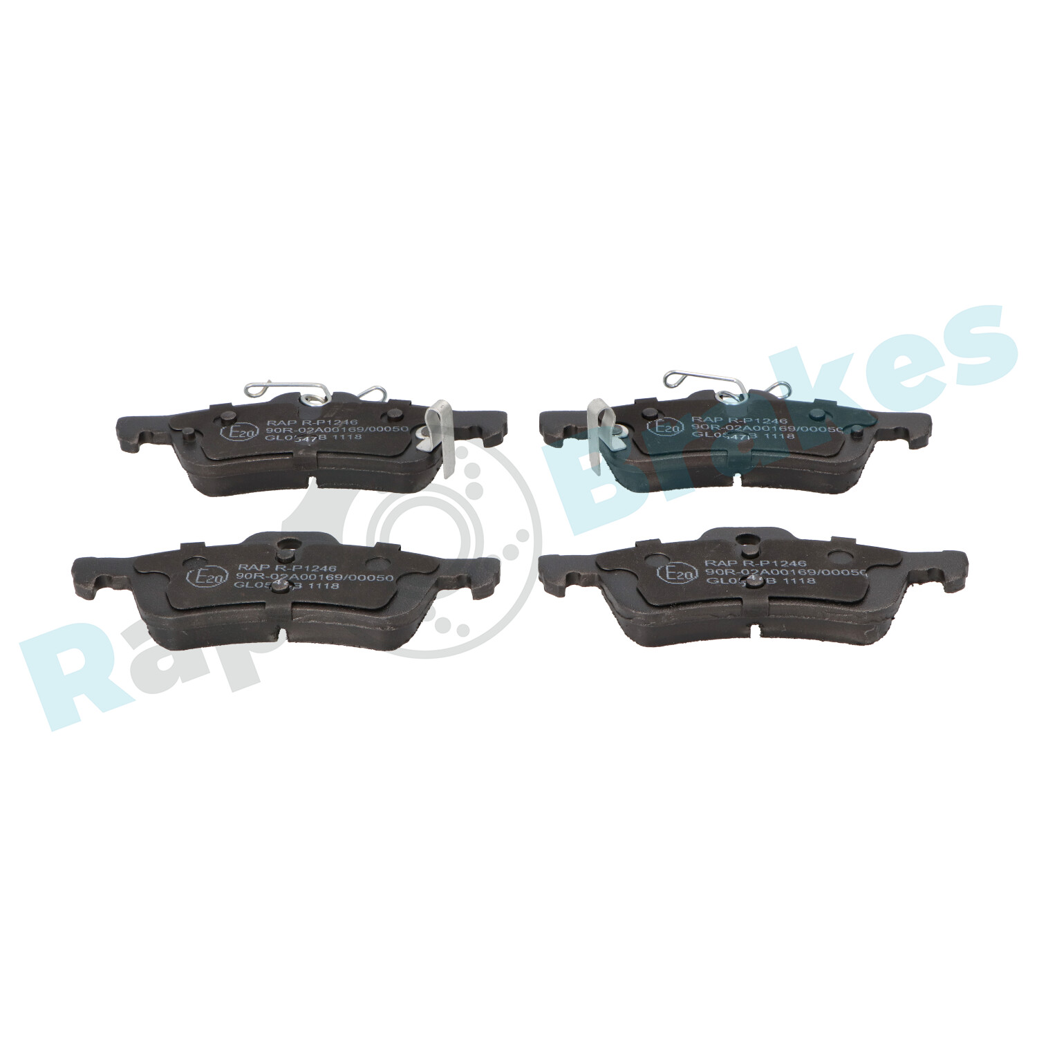 Kit pastiglie freno, Freno a disco - R-P1246 RAP BRAKES