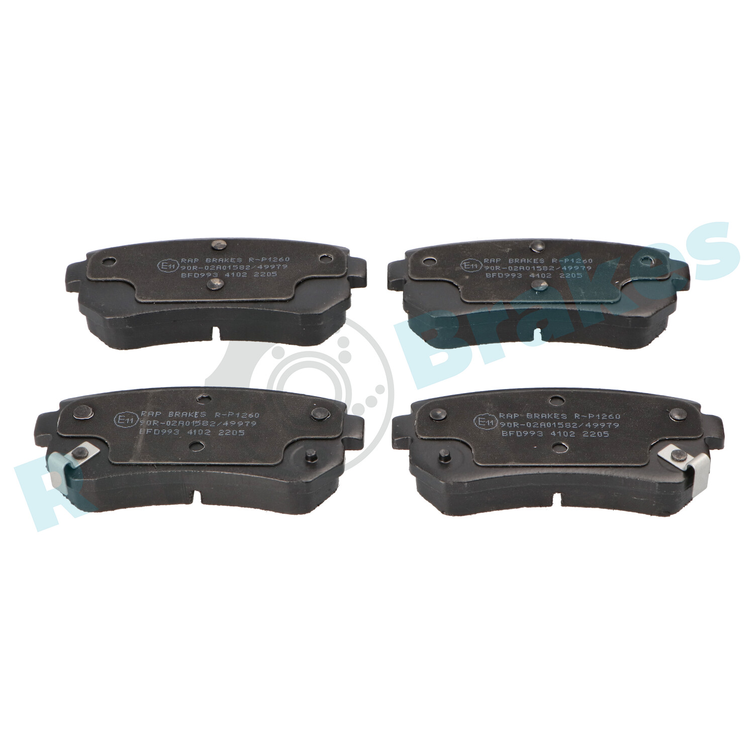 Kit pastiglie freno, Freno a disco - R-P1260 RAP BRAKES