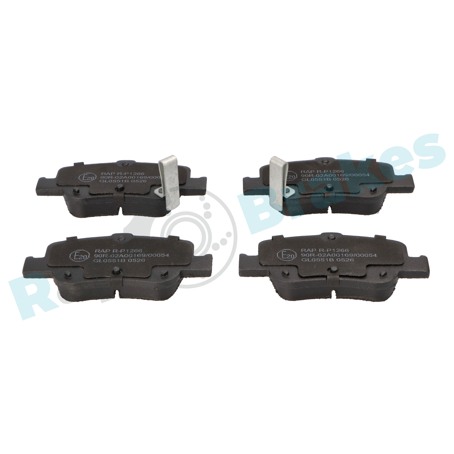 Kit pastiglie freno, Freno a disco - R-P1266 RAP BRAKES