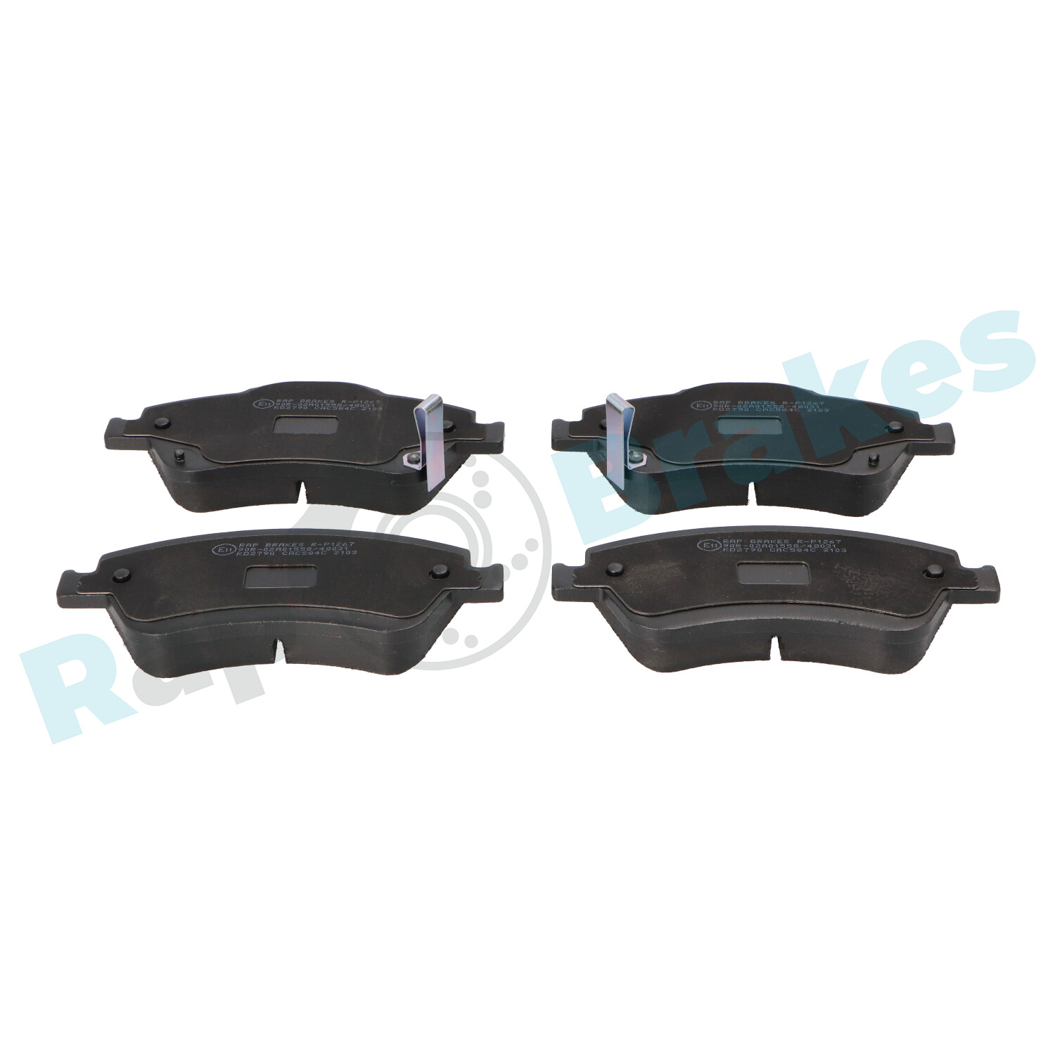 Kit pastiglie freno, Freno a disco - R-P1267 RAP BRAKES