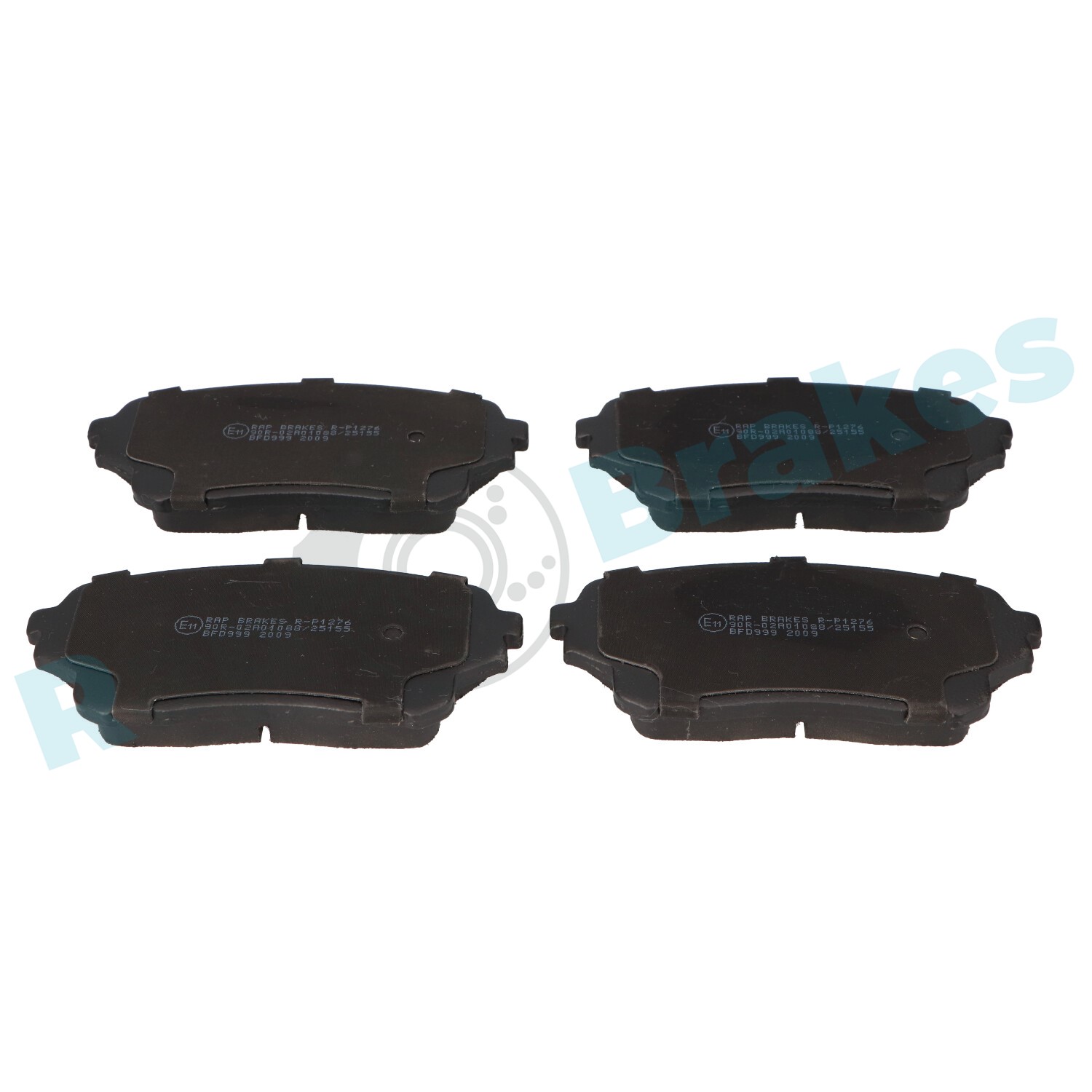 Brake Pad Set, disc brake - R-P1276 RAP BRAKES