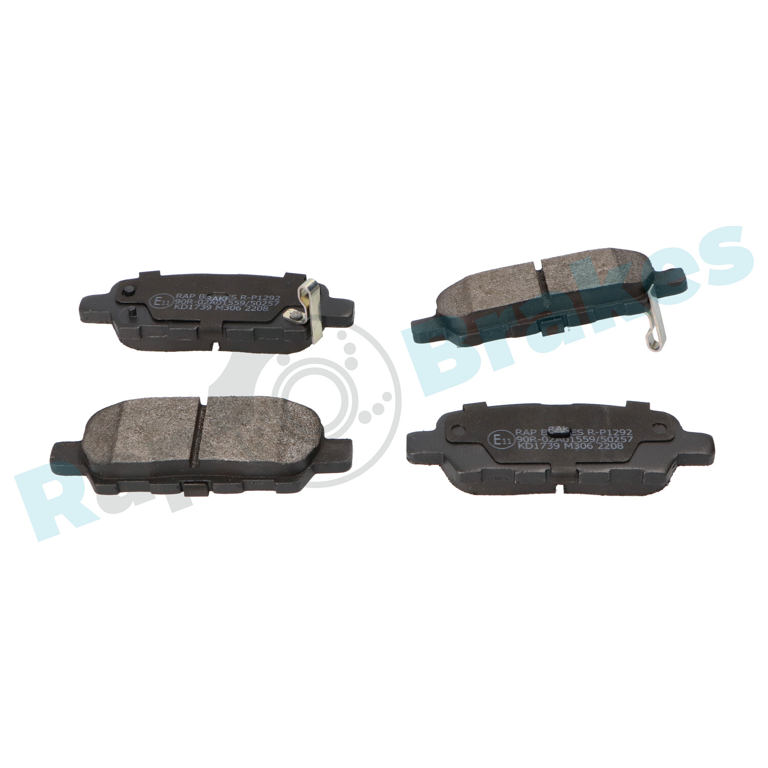Brake Pad Set, disc brake - R-P1292 RAP BRAKES