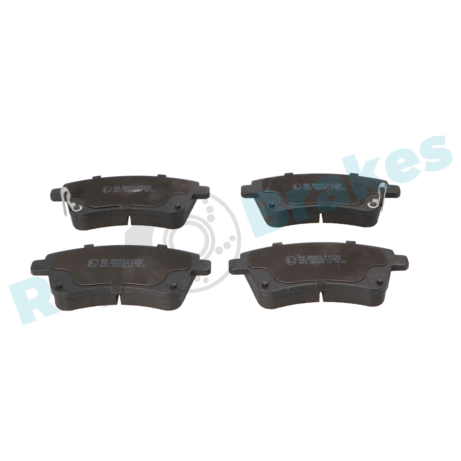 Kit pastiglie freno, Freno a disco - R-P1294 RAP BRAKES