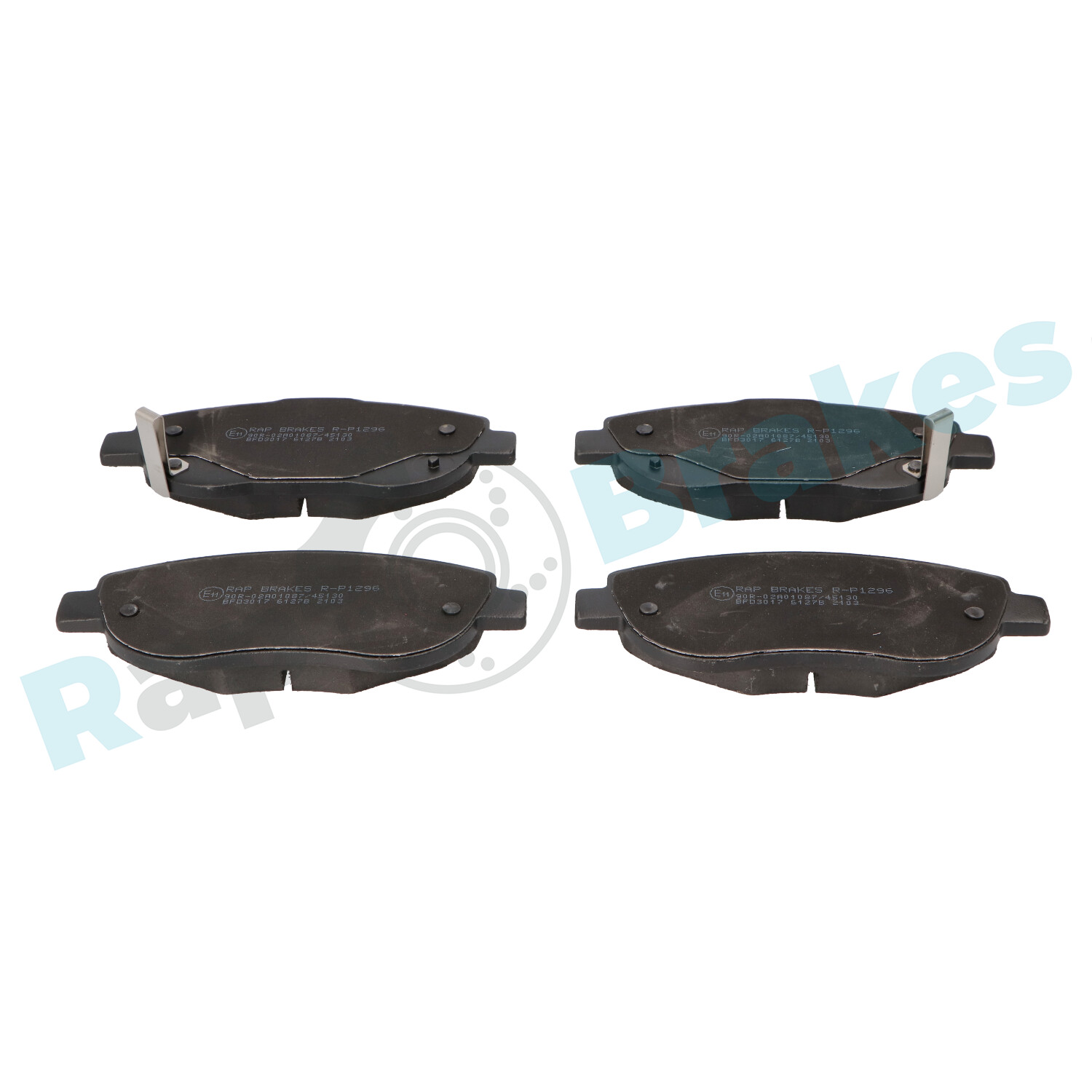 Brake Pad Set, disc brake - R-P1296 RAP BRAKES