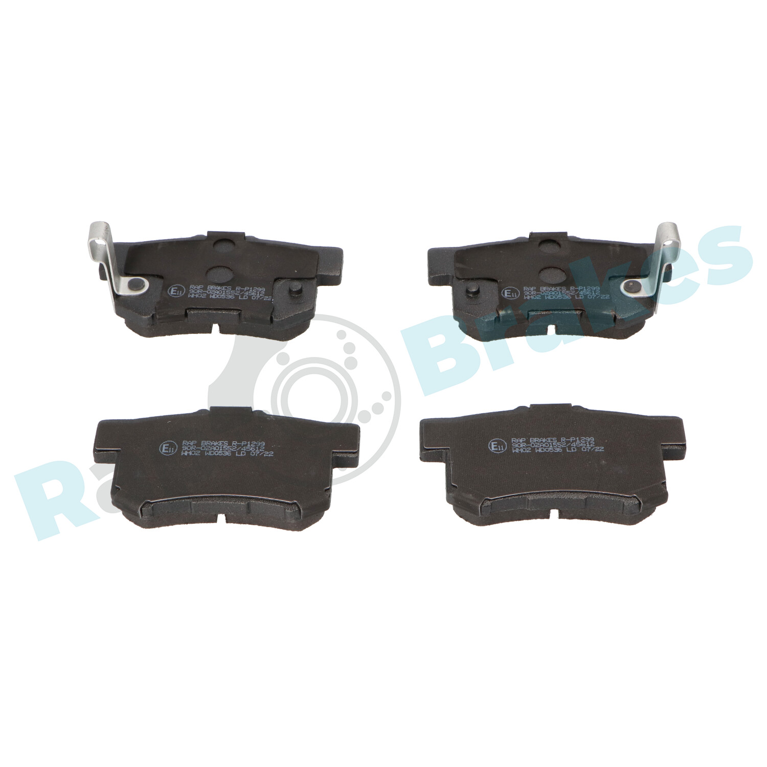 Brake Pad Set, disc brake - R-P1299 RAP BRAKES