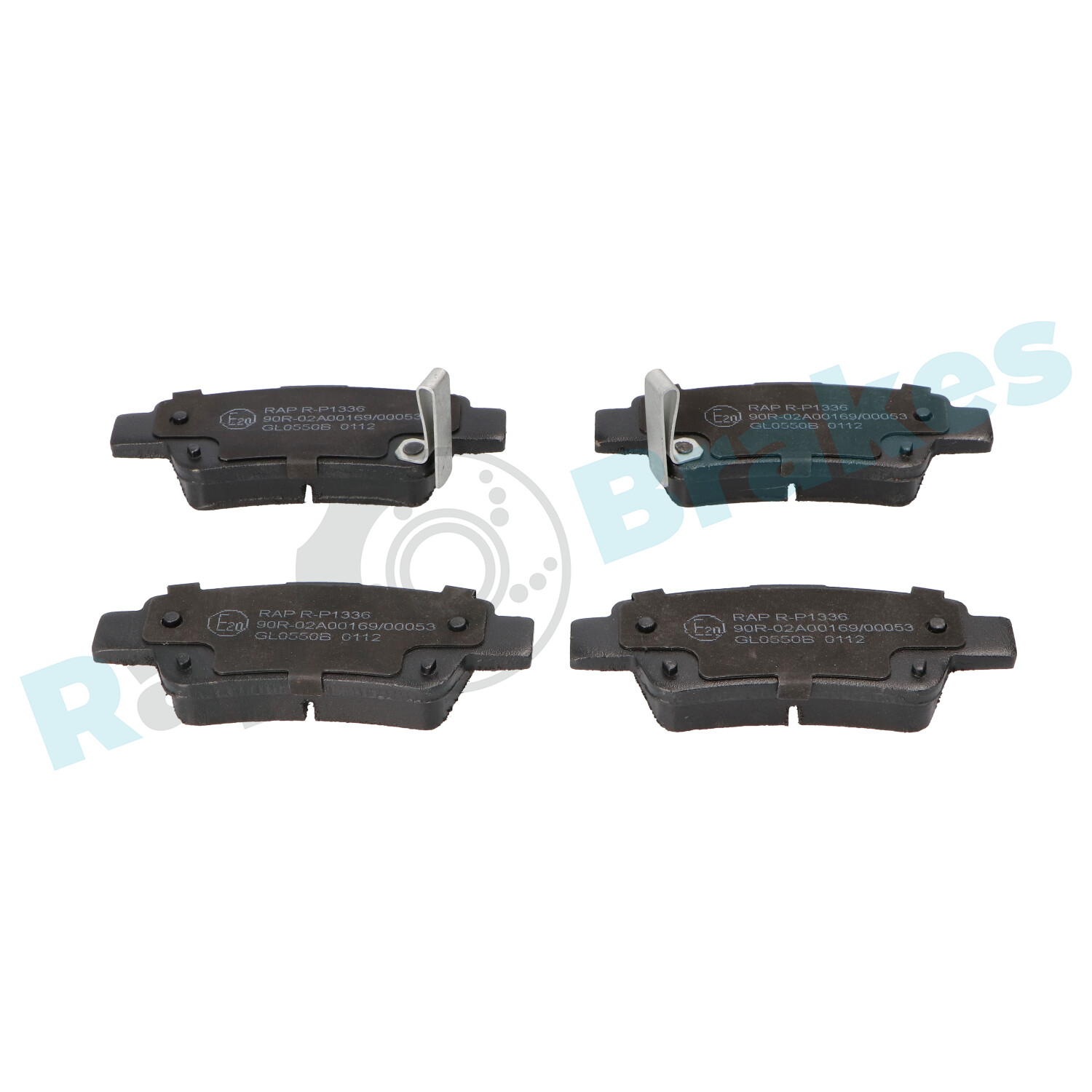 Brake Pad Set, disc brake - R-P1336 RAP BRAKES