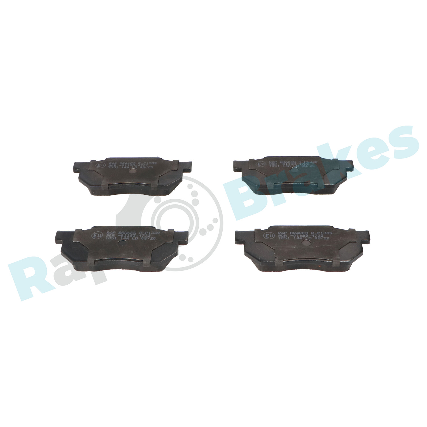Kit pastiglie freno, Freno a disco - R-P1339 RAP BRAKES