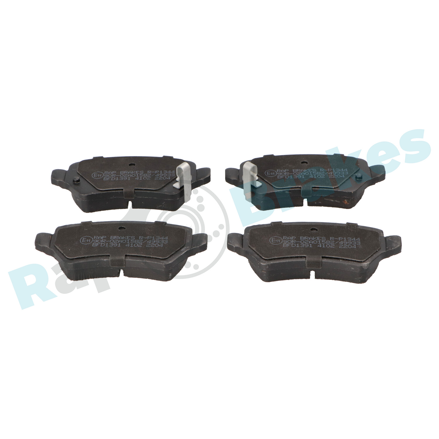 Kit pastiglie freno, Freno a disco - R-P1344 RAP BRAKES