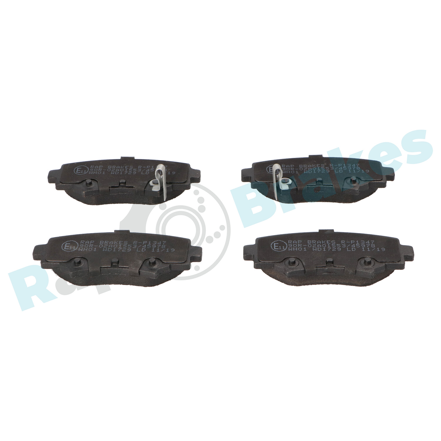 Brake Pad Set, disc brake - R-P1347 RAP BRAKES