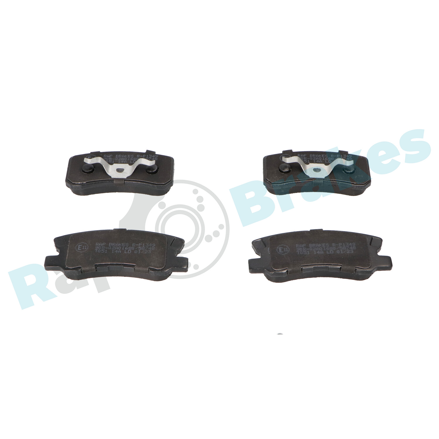 Kit pastiglie freno, Freno a disco - R-P1349 RAP BRAKES