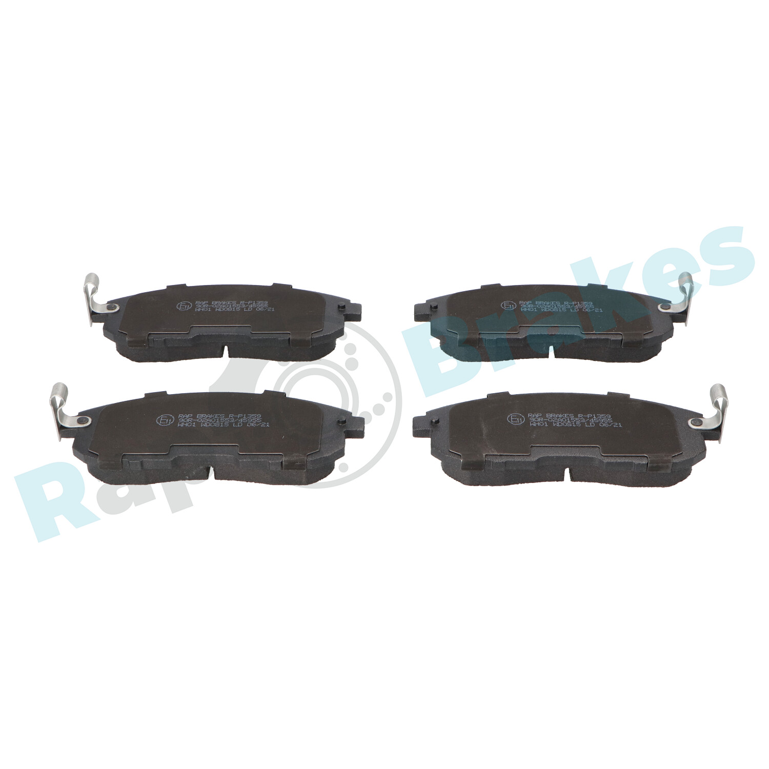 Brake Pad Set, disc brake - R-P1359 RAP BRAKES