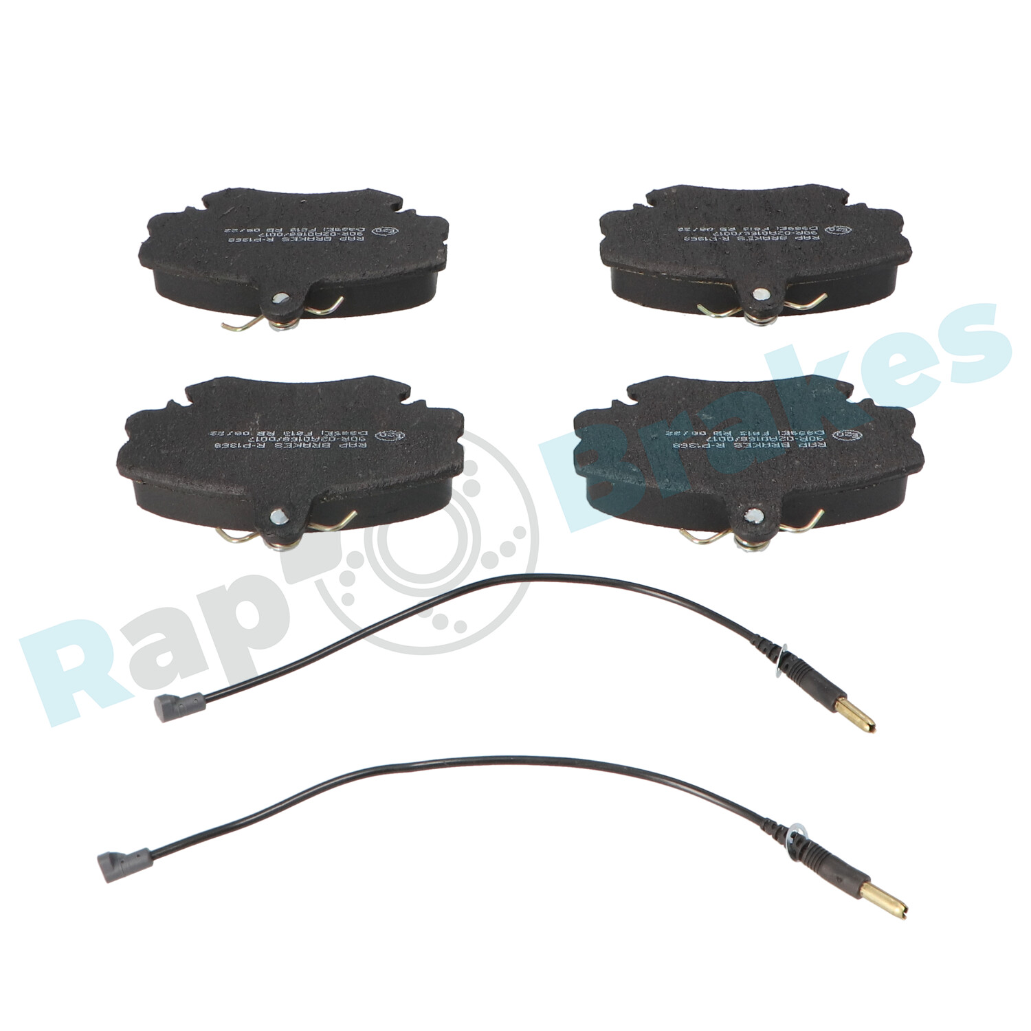 Комплект тормозных колодок, дисковый тормоз - R-P1368 RAP BRAKES