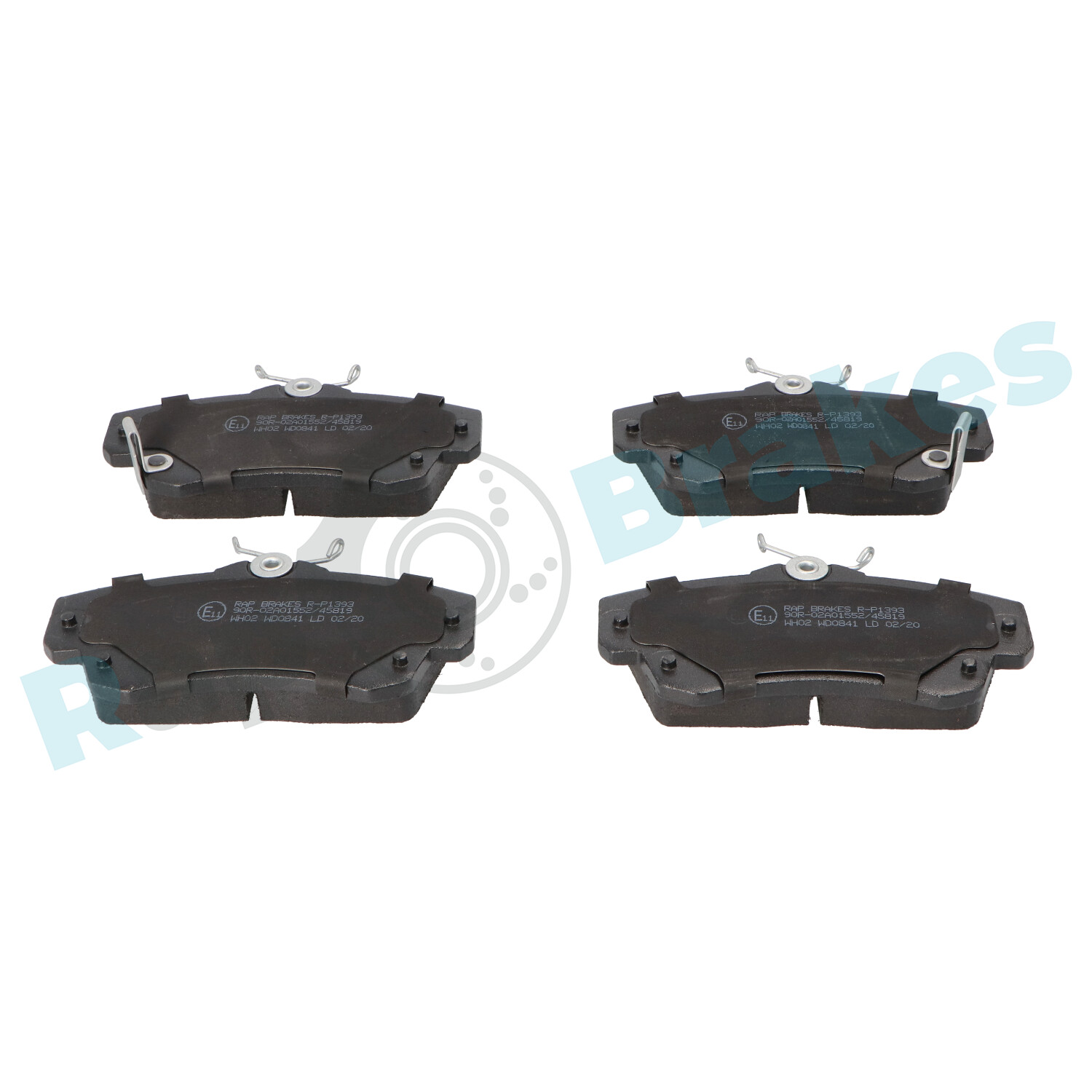 Brake Pad Set, disc brake - R-P1393 RAP BRAKES