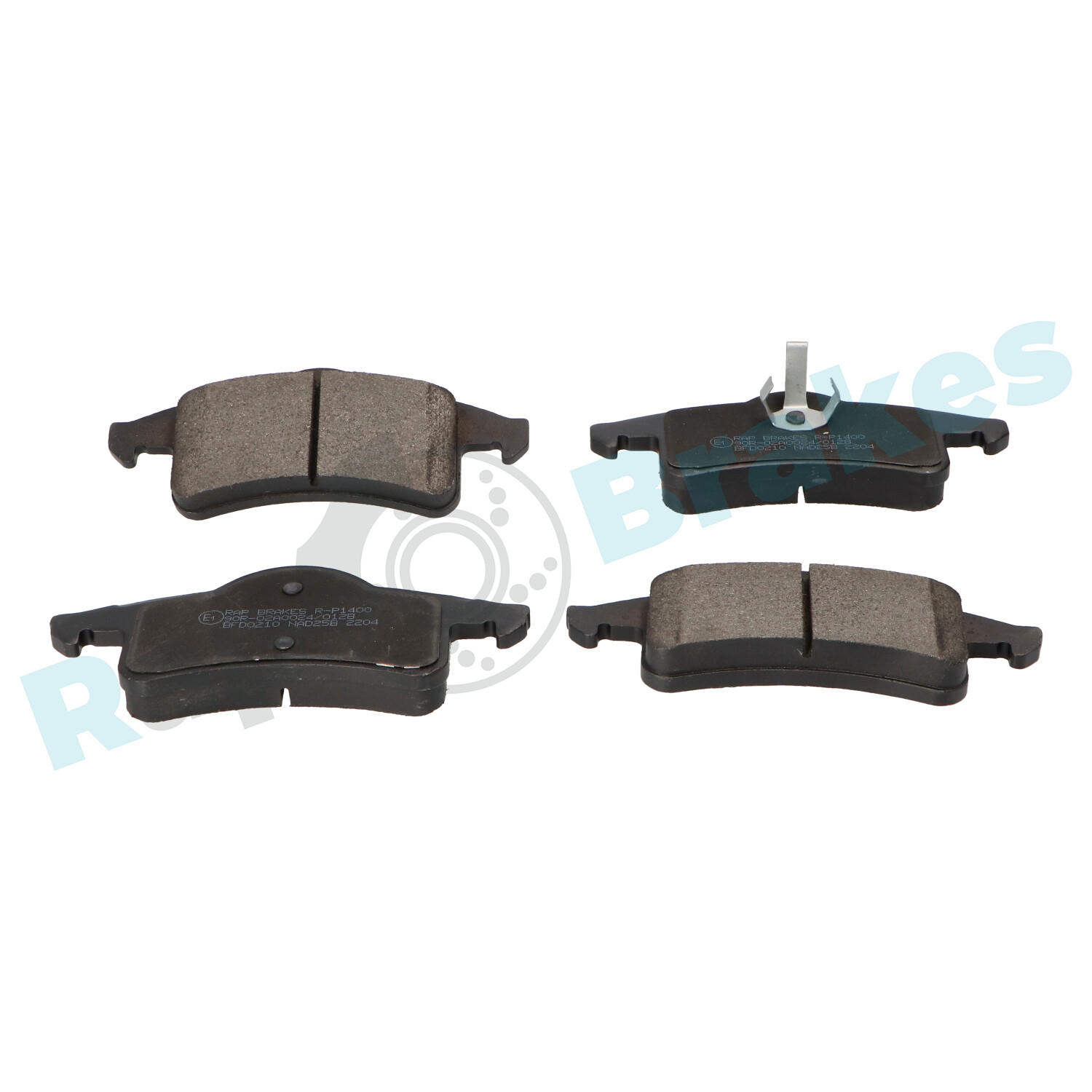 Комплект тормозных колодок, дисковый тормоз - R-P1400 RAP BRAKES