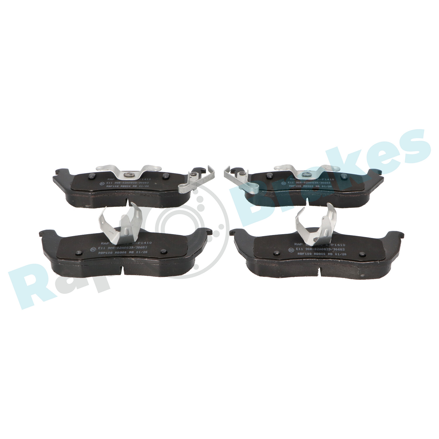 Kit pastiglie freno, Freno a disco - R-P1410 RAP BRAKES