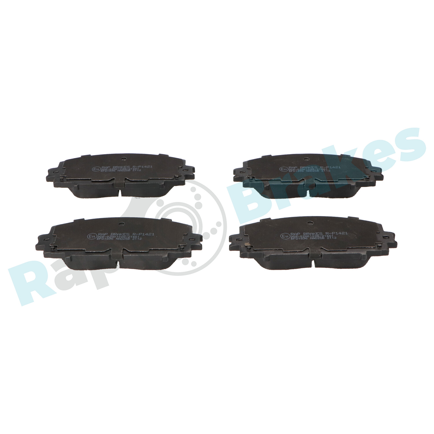Brake Pad Set, disc brake - R-P1421 RAP BRAKES