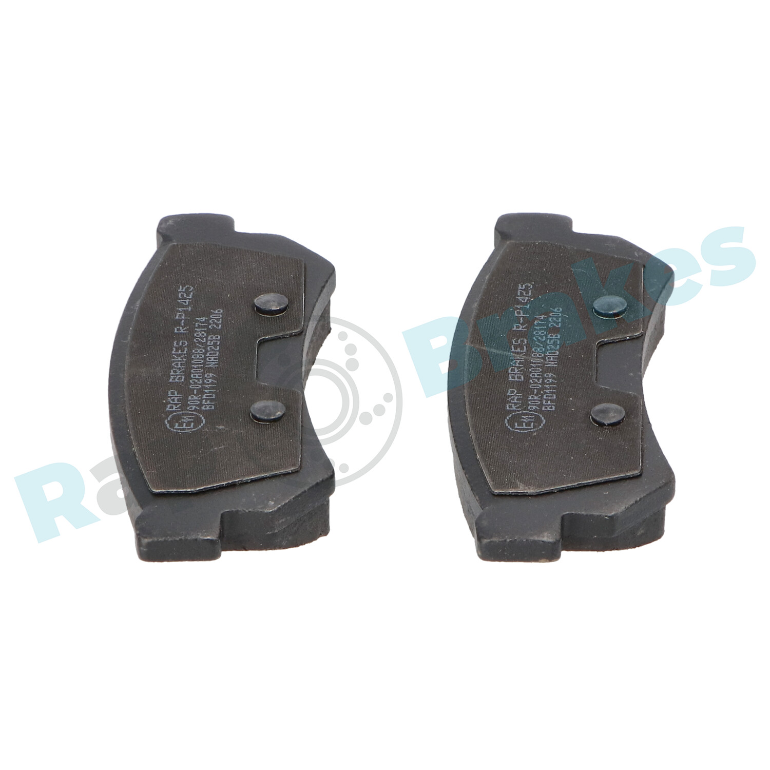 Комплект тормозных колодок, дисковый тормоз - R-P1425 RAP BRAKES
