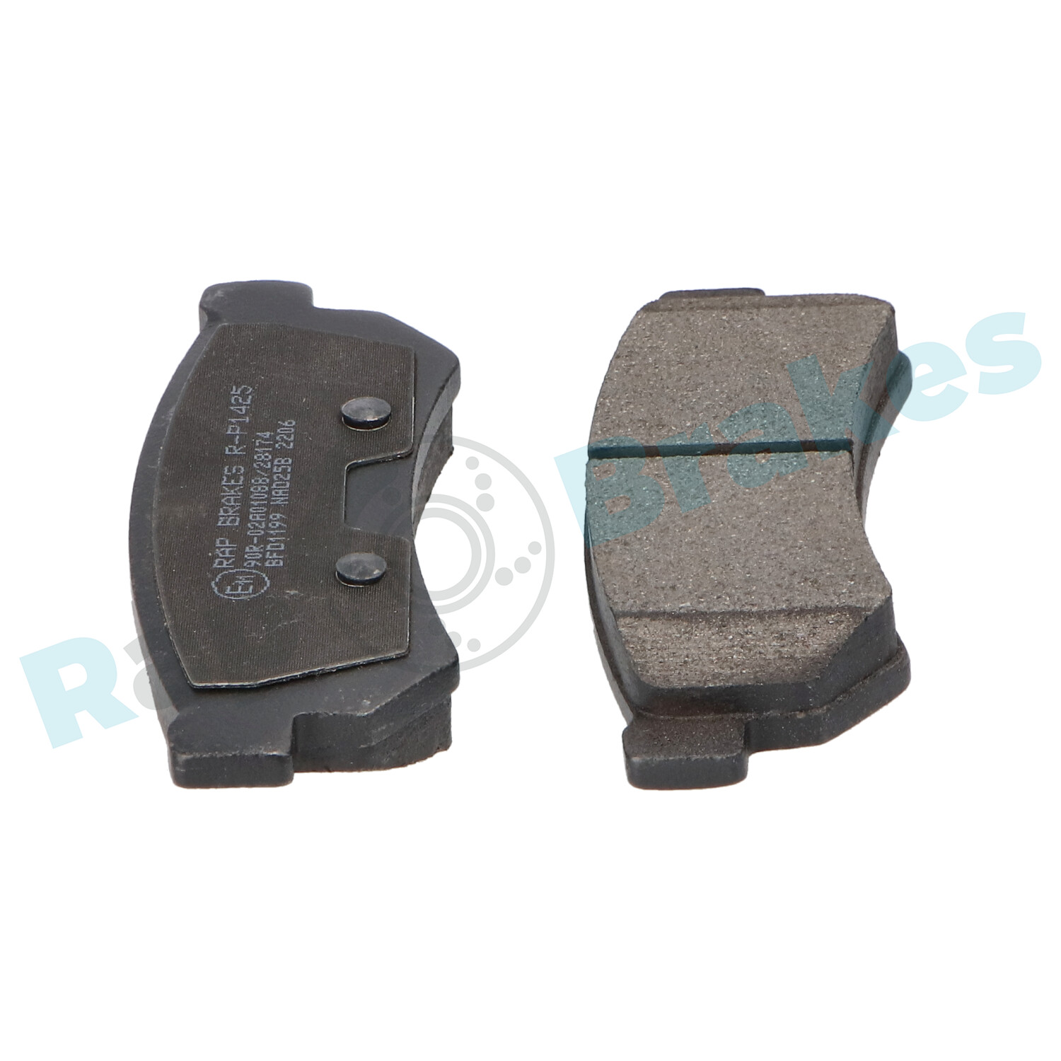 Комплект тормозных колодок, дисковый тормоз - R-P1425 RAP BRAKES