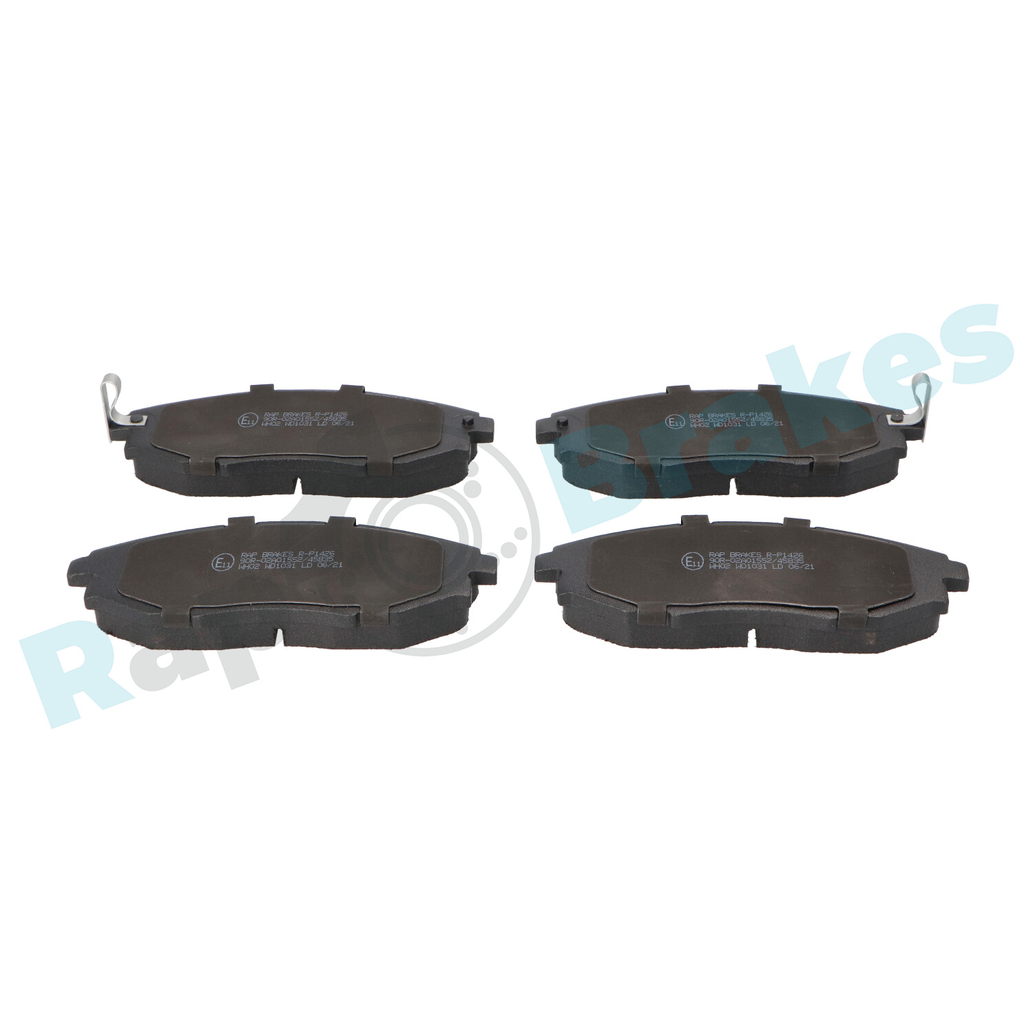 Brake Pad Set, disc brake - R-P1426 RAP BRAKES