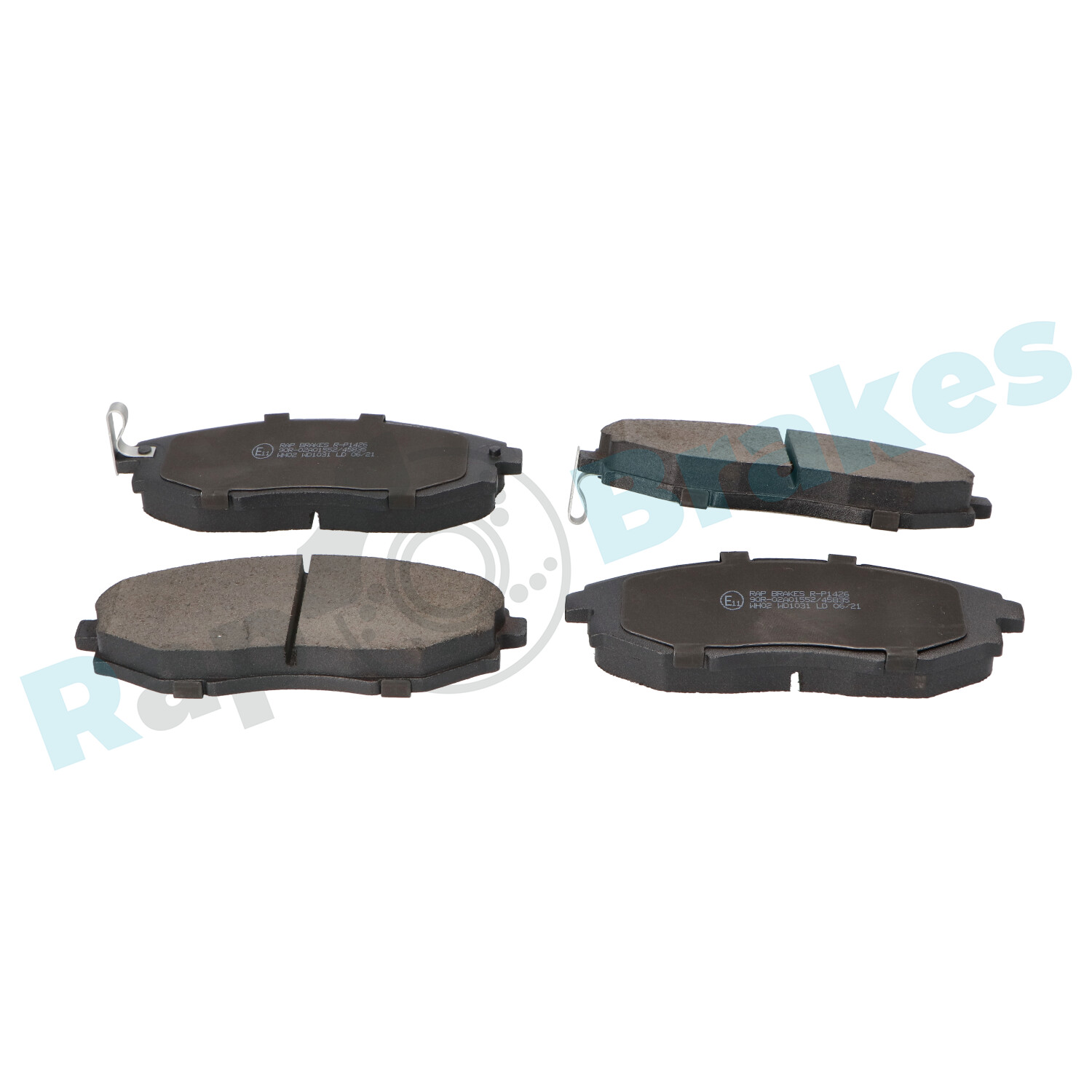Комплект тормозных колодок, дисковый тормоз - R-P1426 RAP BRAKES