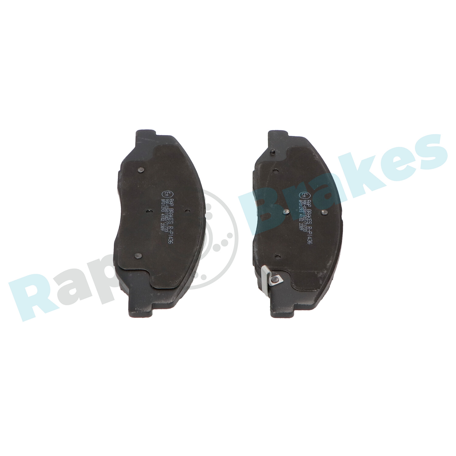 Комплект тормозных колодок, дисковый тормоз - R-P1436 RAP BRAKES