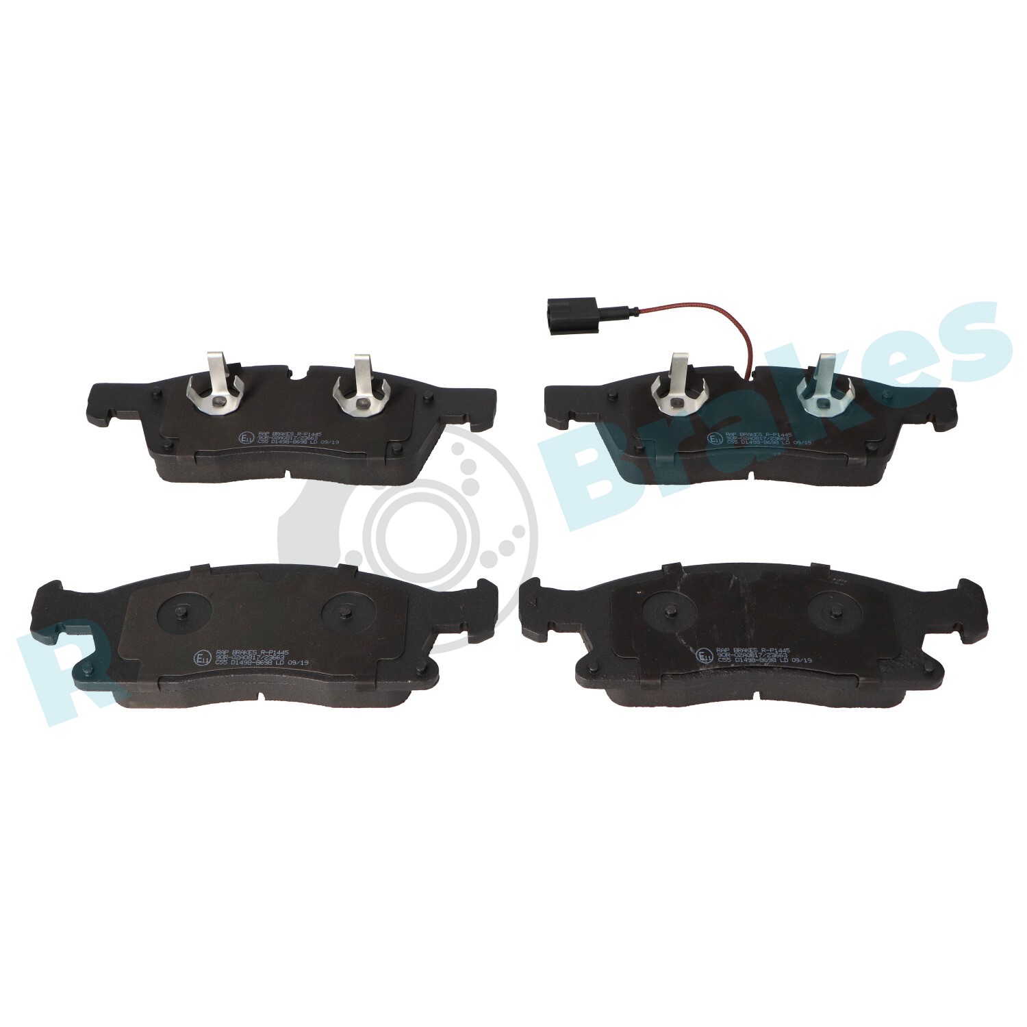 Brake Pad Set, disc brake - R-P1445 RAP BRAKES