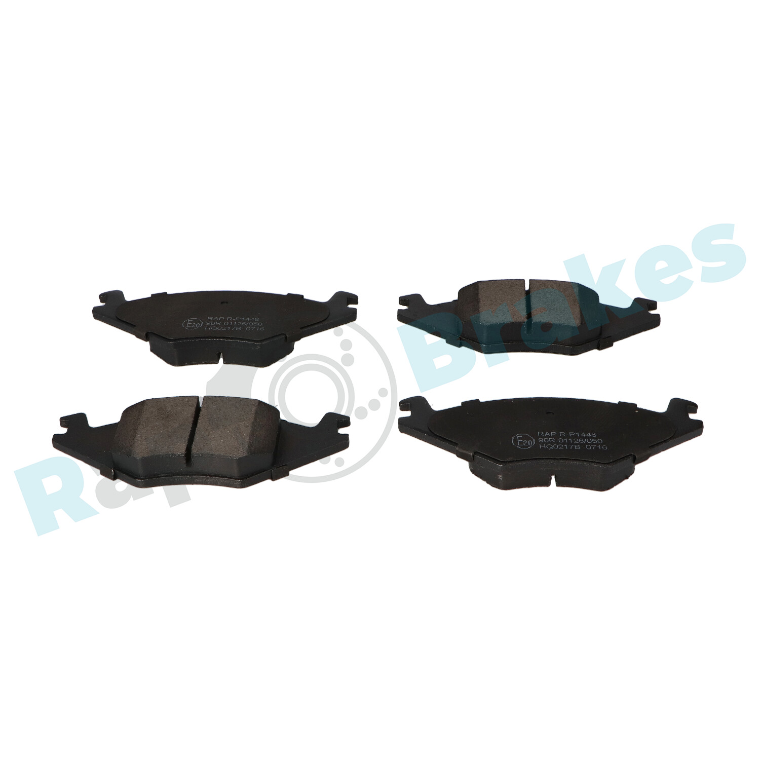Brake Pad Set, disc brake - R-P1448 RAP BRAKES