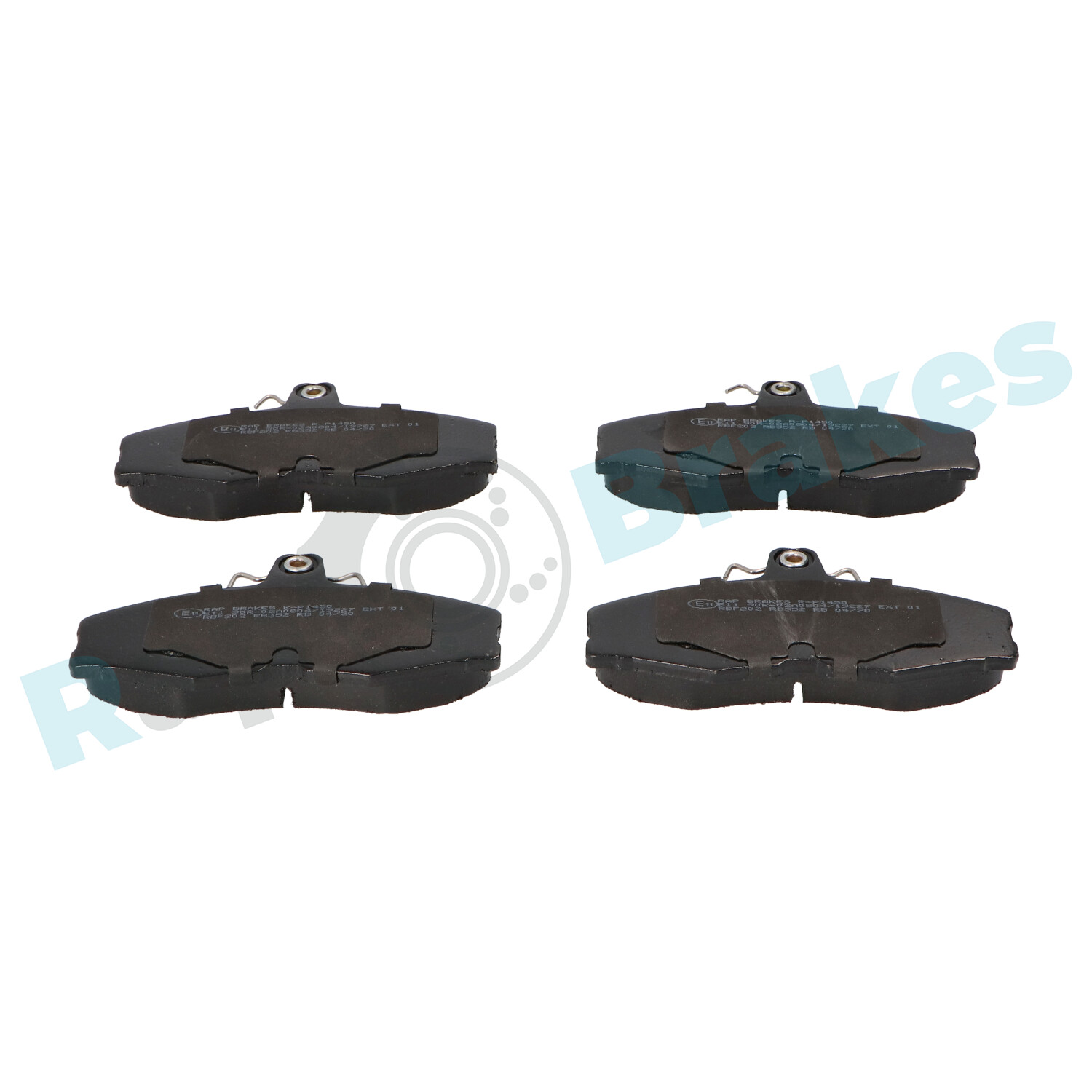 Комплект тормозных колодок, дисковый тормоз - R-P1450 RAP BRAKES