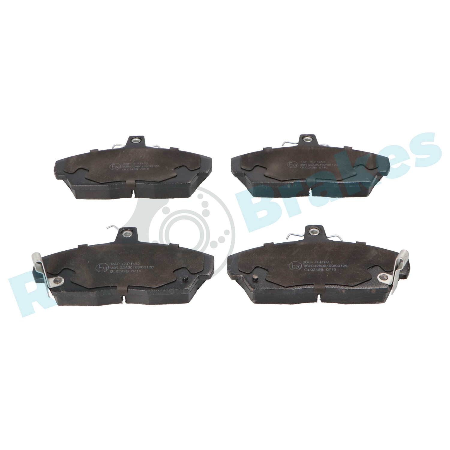 Brake Pad Set, disc brake - R-P1452 RAP BRAKES