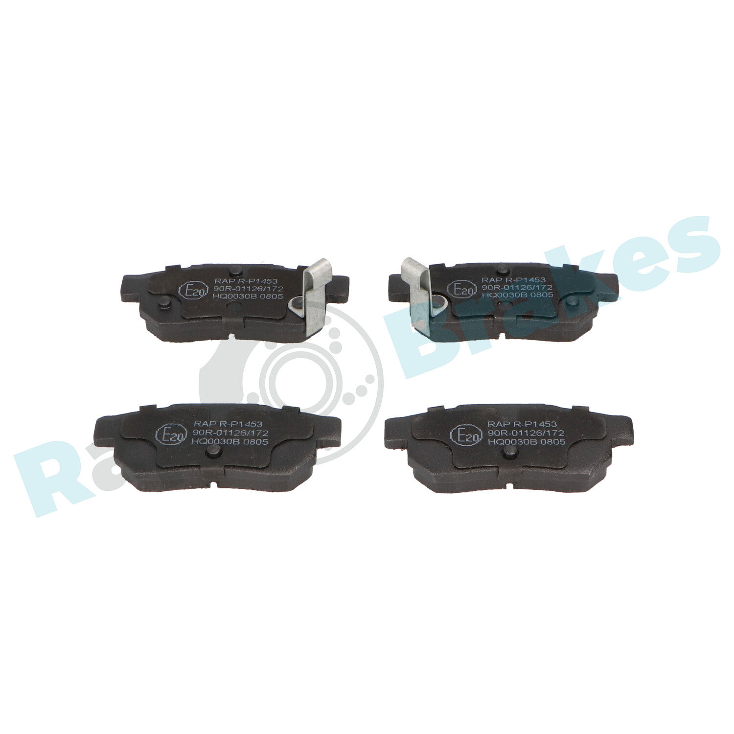 Brake Pad Set, disc brake - R-P1453 RAP BRAKES