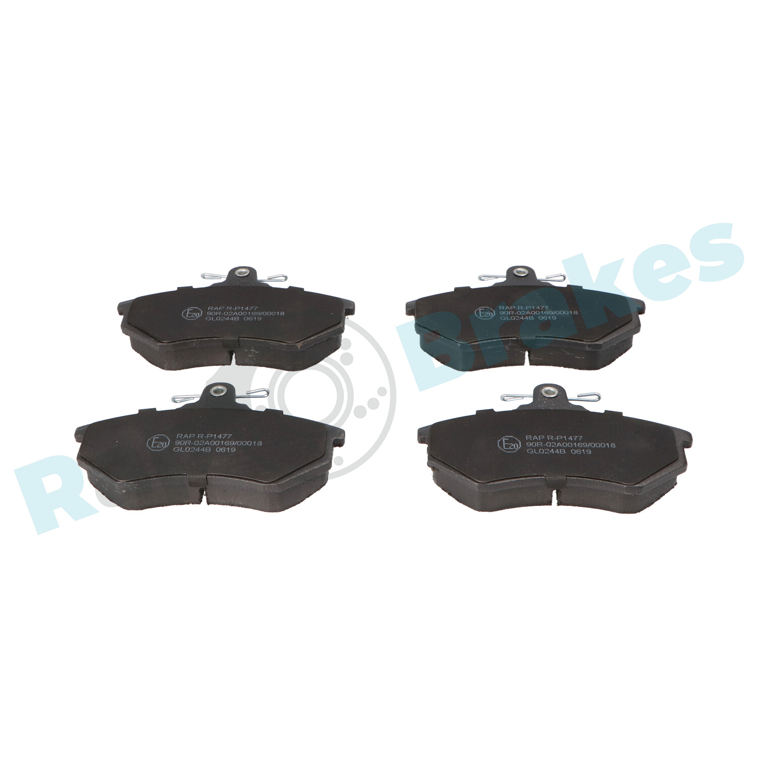 Kit pastiglie freno, Freno a disco - R-P1477 RAP BRAKES
