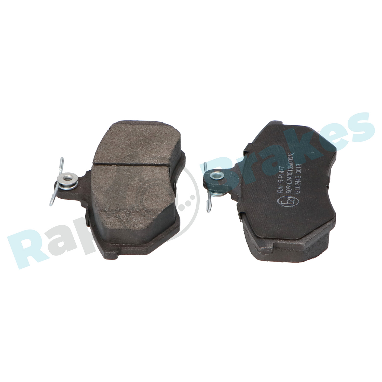 Комплект тормозных колодок, дисковый тормоз - R-P1477 RAP BRAKES