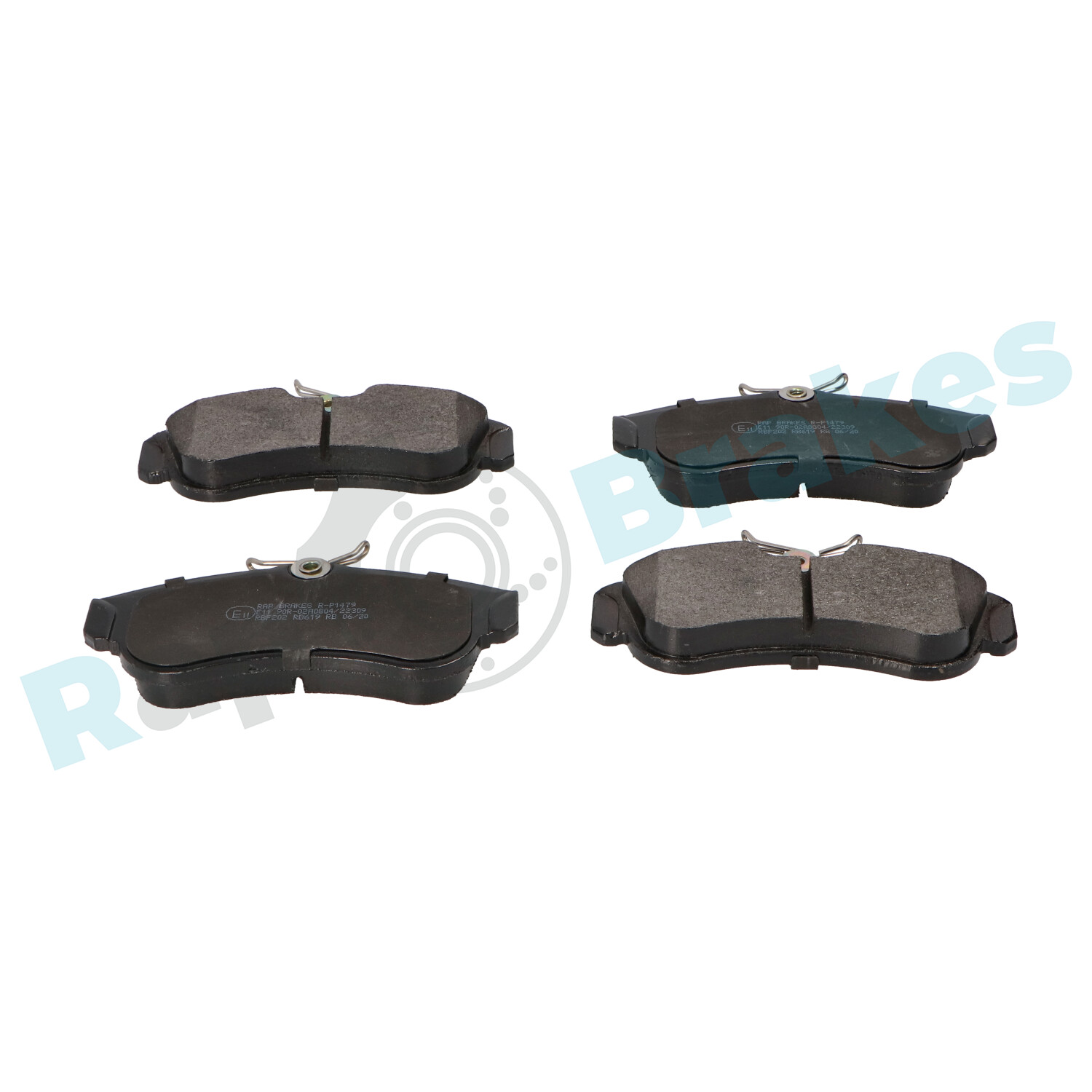 Комплект тормозных колодок, дисковый тормоз - R-P1479 RAP BRAKES