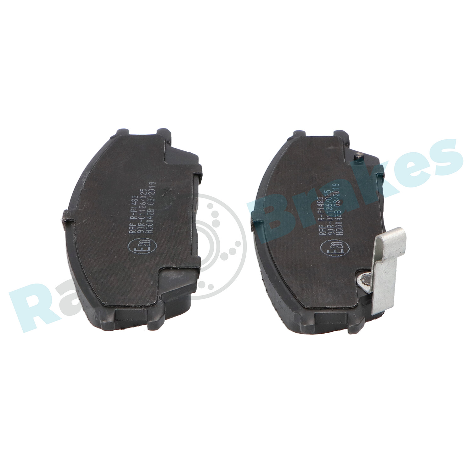 Комплект тормозных колодок, дисковый тормоз - R-P1483 RAP BRAKES