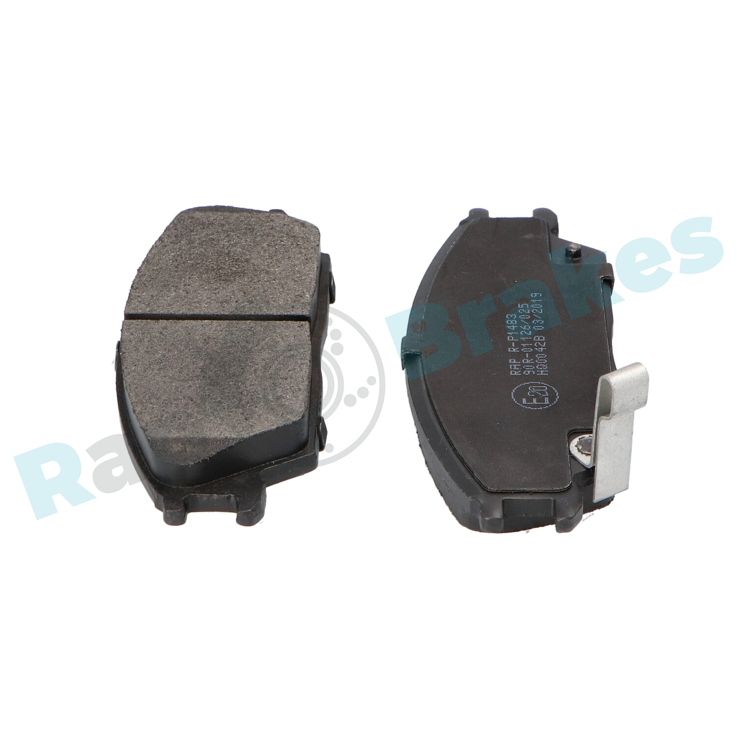 Комплект тормозных колодок, дисковый тормоз - R-P1483 RAP BRAKES