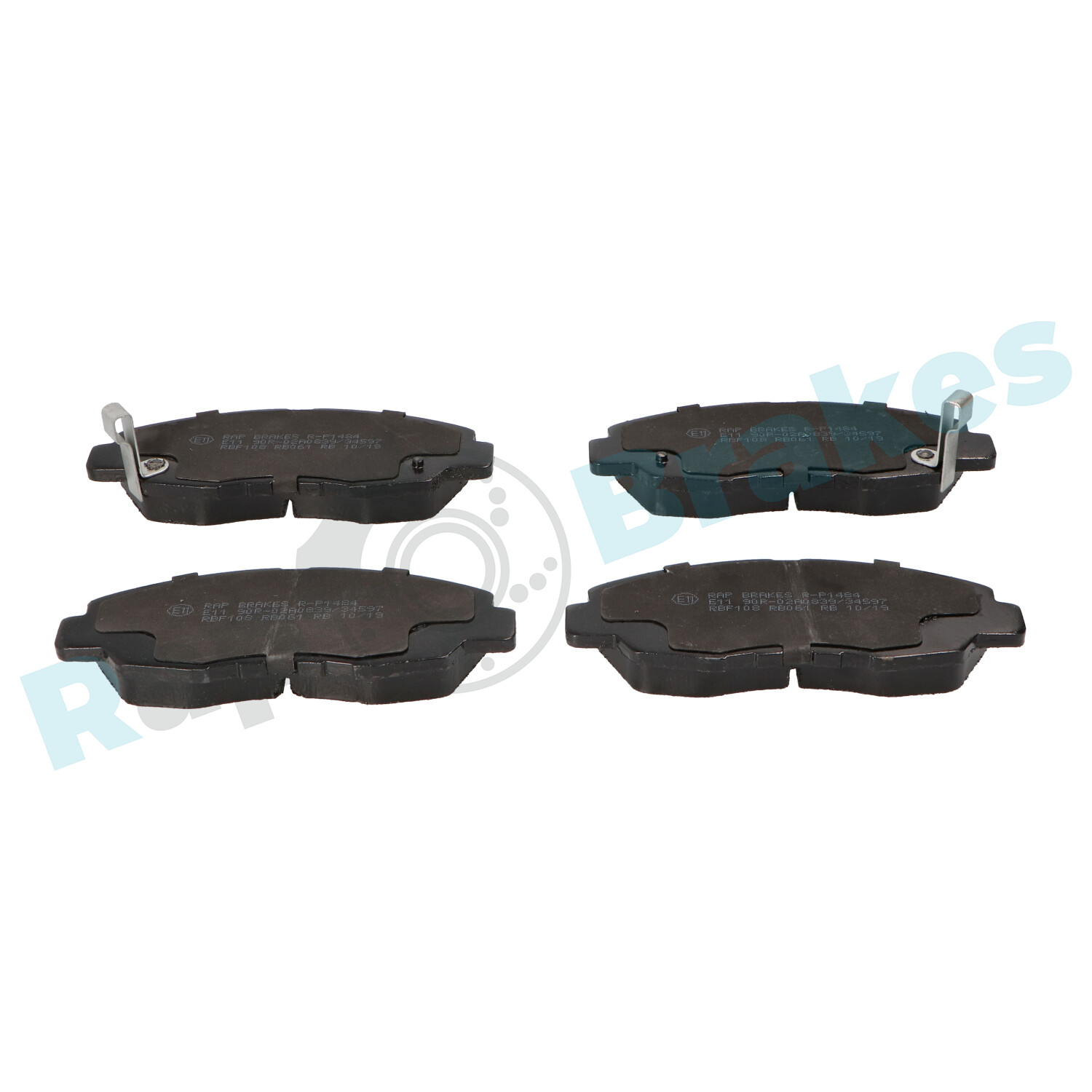 Комплект тормозных колодок, дисковый тормоз - R-P1484 RAP BRAKES